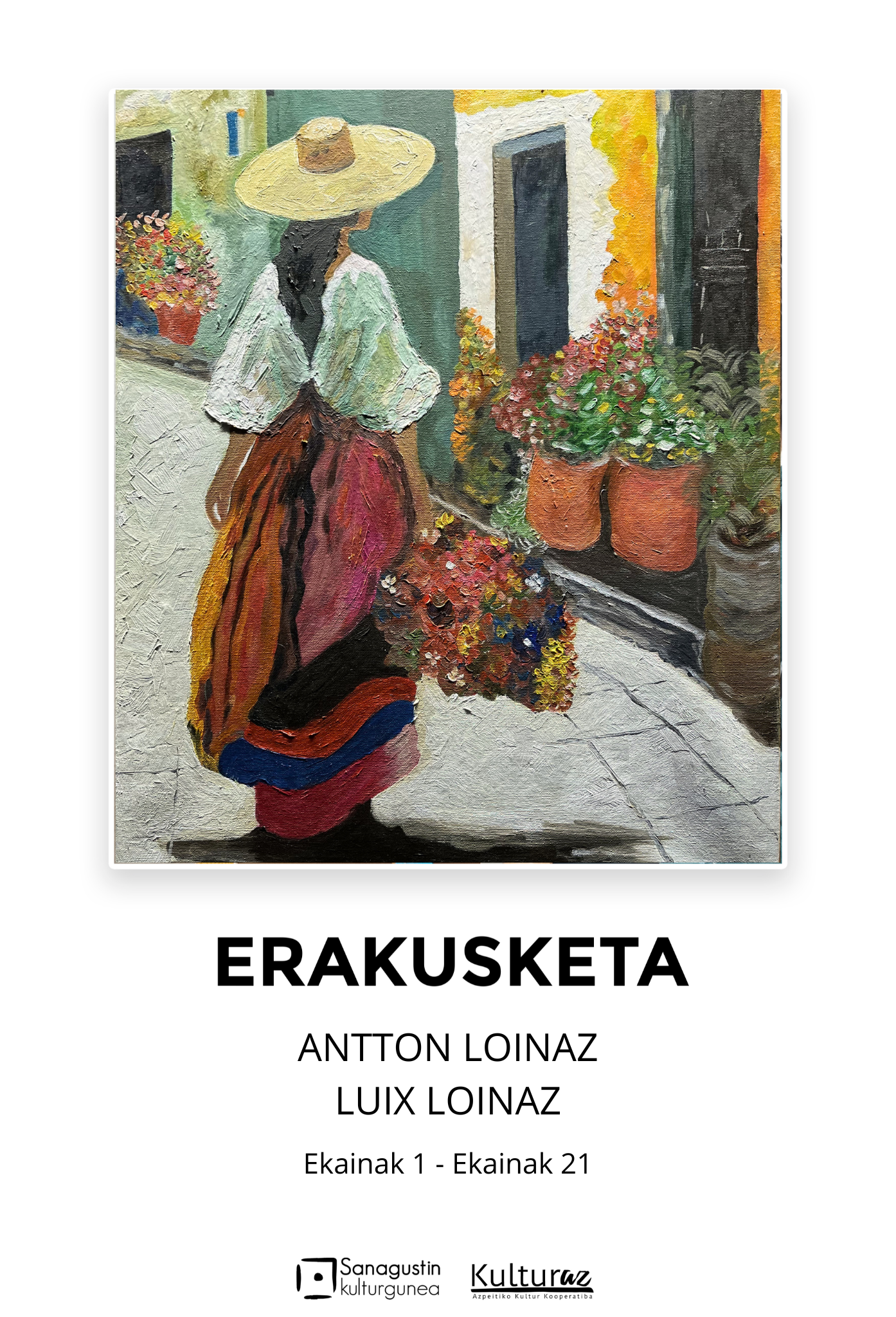 ANTTON ETA LUIX LOINAZ ANAIEN ERAKUSKETA