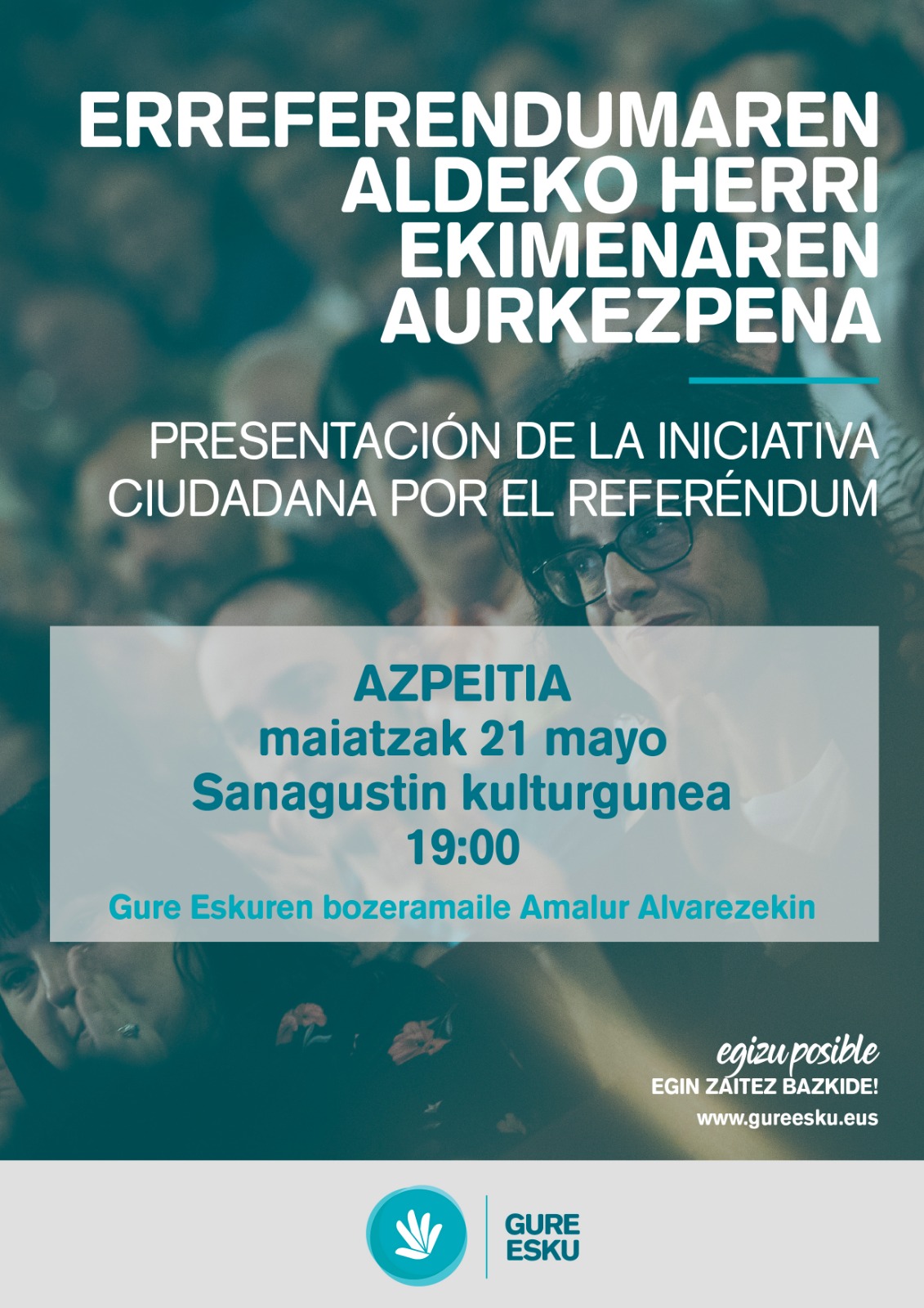 Aurkezpena: 'Erreferendumaren aldeko herri ekimena' Aurkezpena: 'Erreferendumaren aldeko herri ekimena'