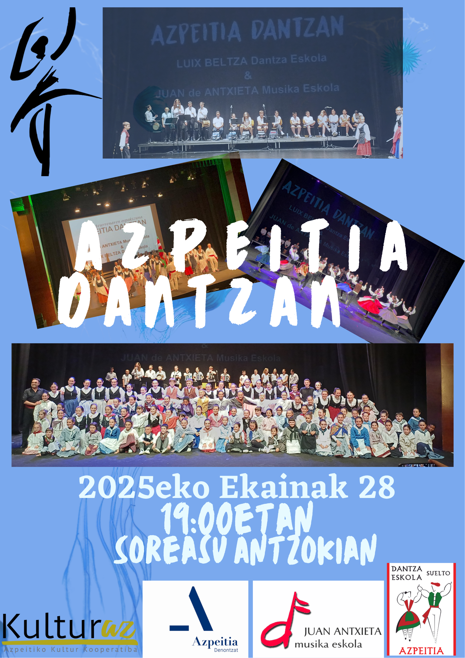 AZPEITIA DANTZAN | LUIX BELTZA ETA JUAN ANTXIETA MUSIKA ESKOLA AZPEITIA DANTZAN | LUIX BELTZA ETA JUAN ANTXIETA MUSIKA ESKOLA