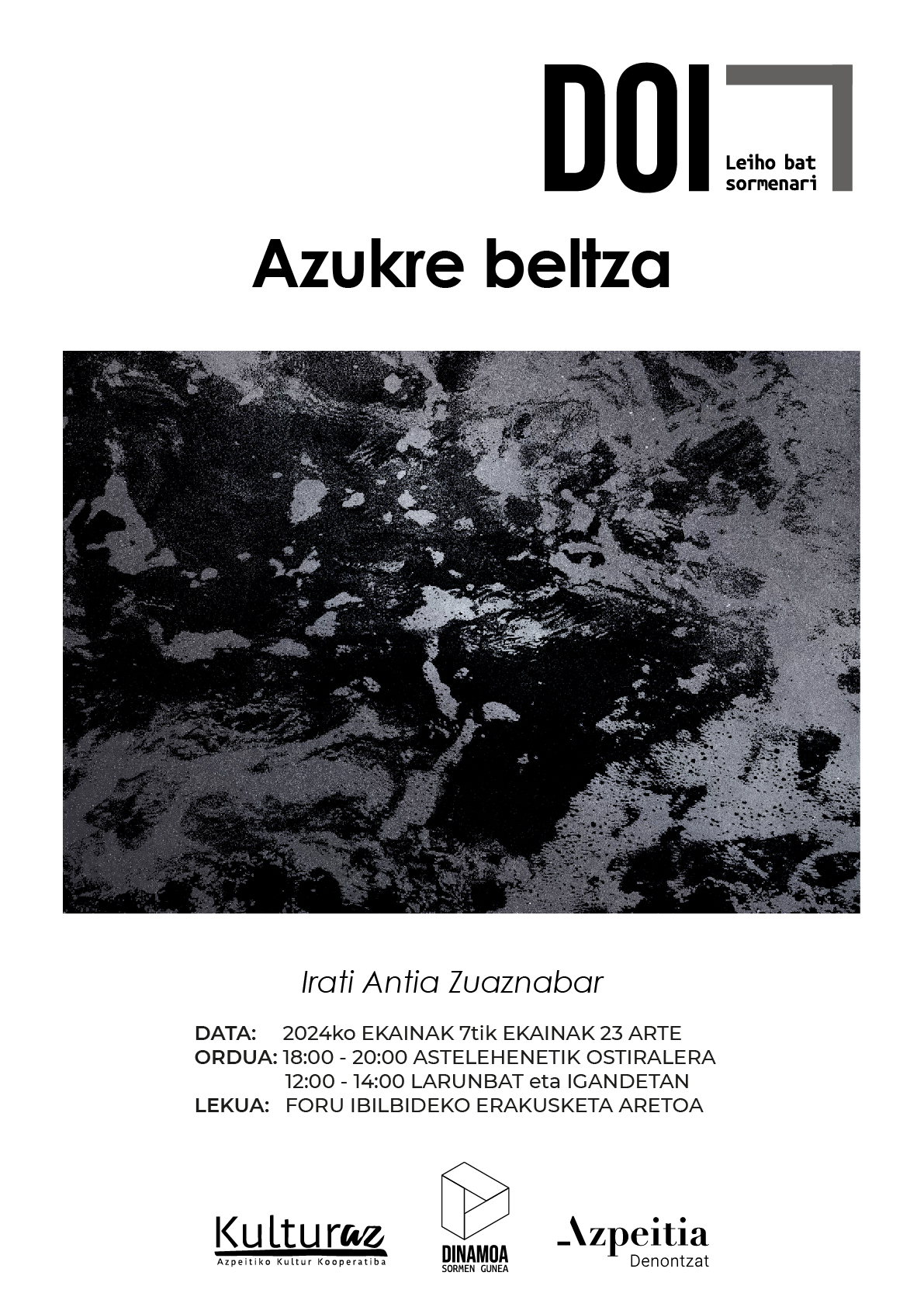 AZUKRE BELTZA | BISITA GIDATUA AZUKRE BELTZA | BISITA GIDATUA