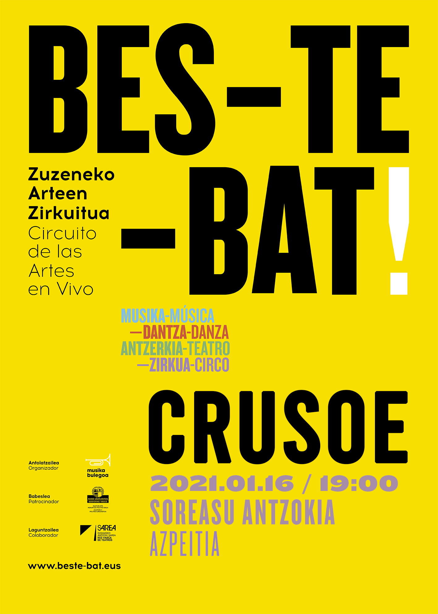 Antzerkia: CRUSOE Antzerkia: CRUSOE