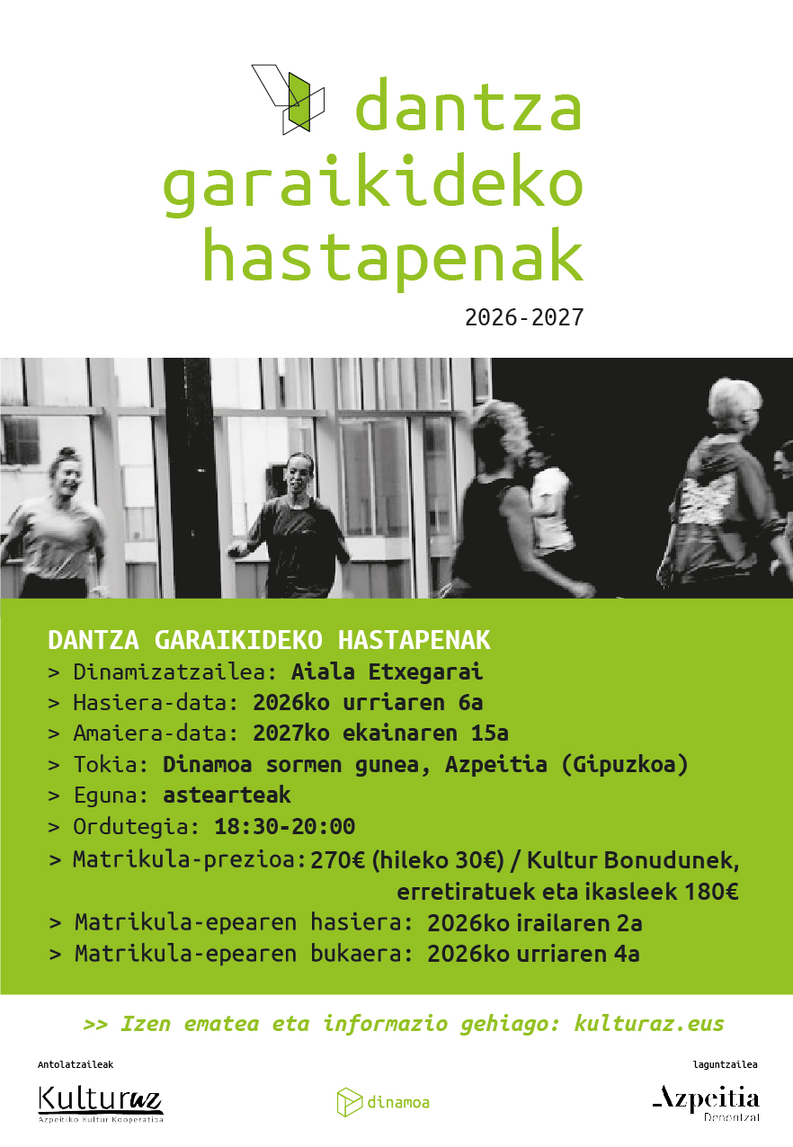 DANTZA GARAIKIDEKO HASTAPENAK