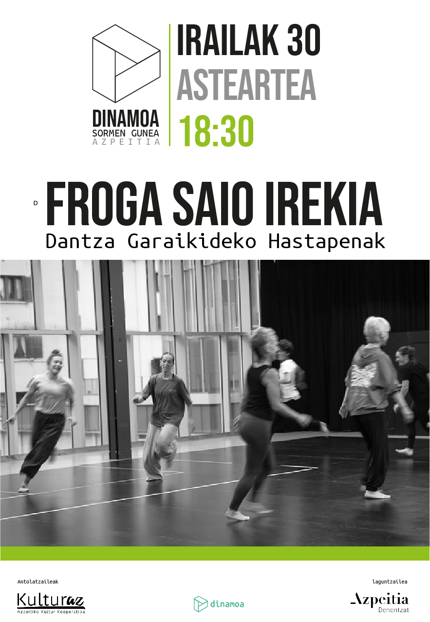 DANTZA GARAIKIDEKO HASTAPENAK | FROGA SAIOA