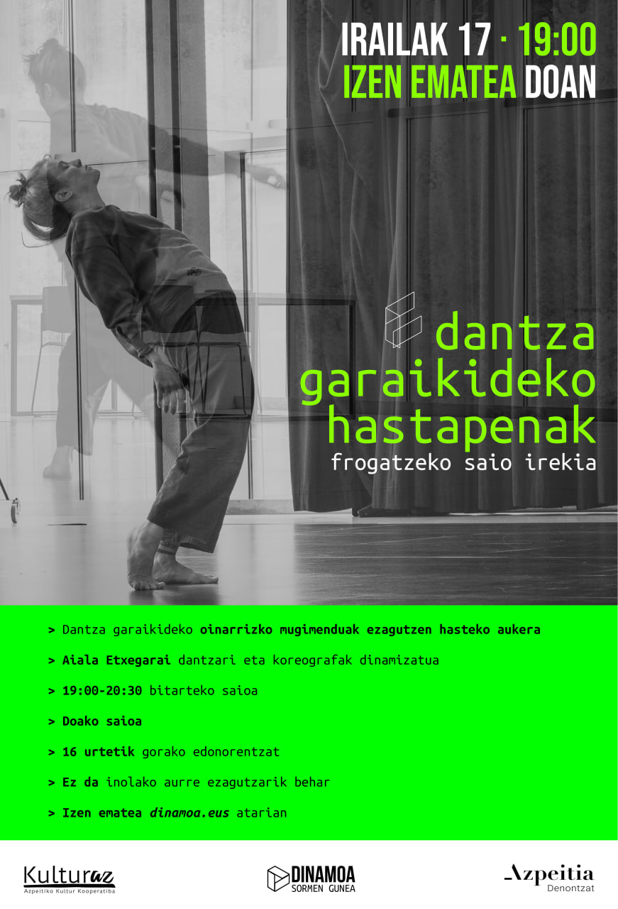 DANTZA GARAIKIDEKO HASTAPENAK DANTZA GARAIKIDEKO HASTAPENAK