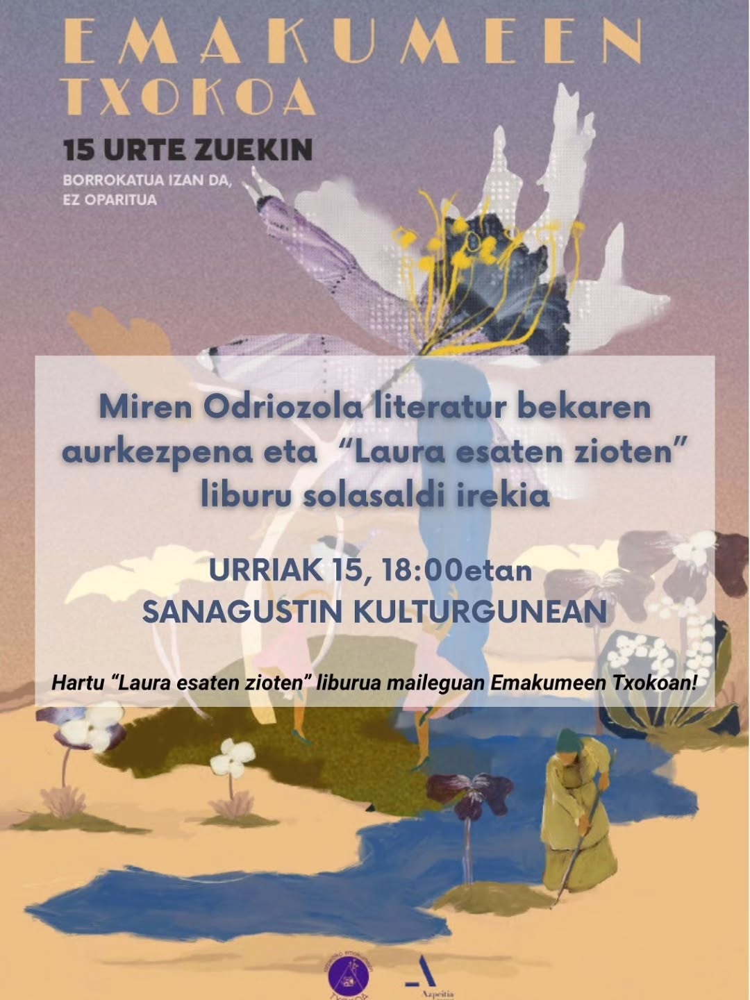 EMAKUMEEN TXOKOA | AURKEZPENA ETA LIBURU SOLASALDIA