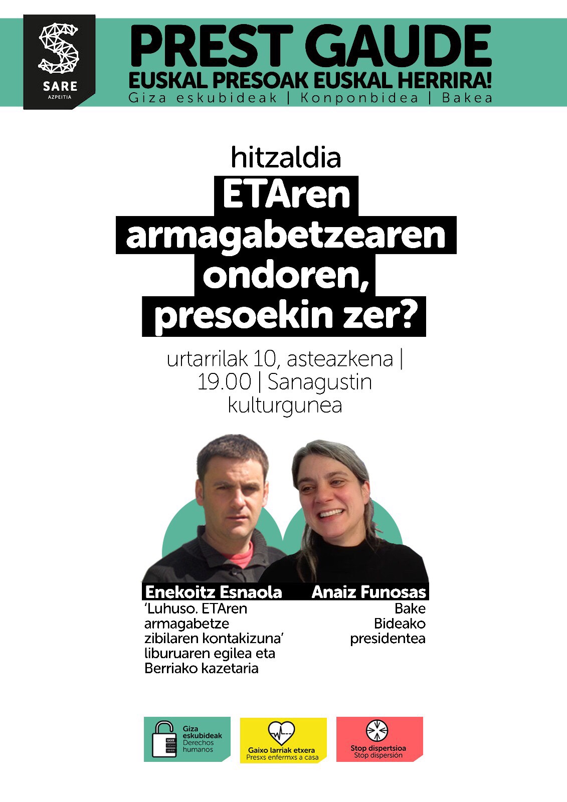 ETAren armagabetzearen ondoren, presoekin zer? ETAren armagabetzearen ondoren, presoekin zer?