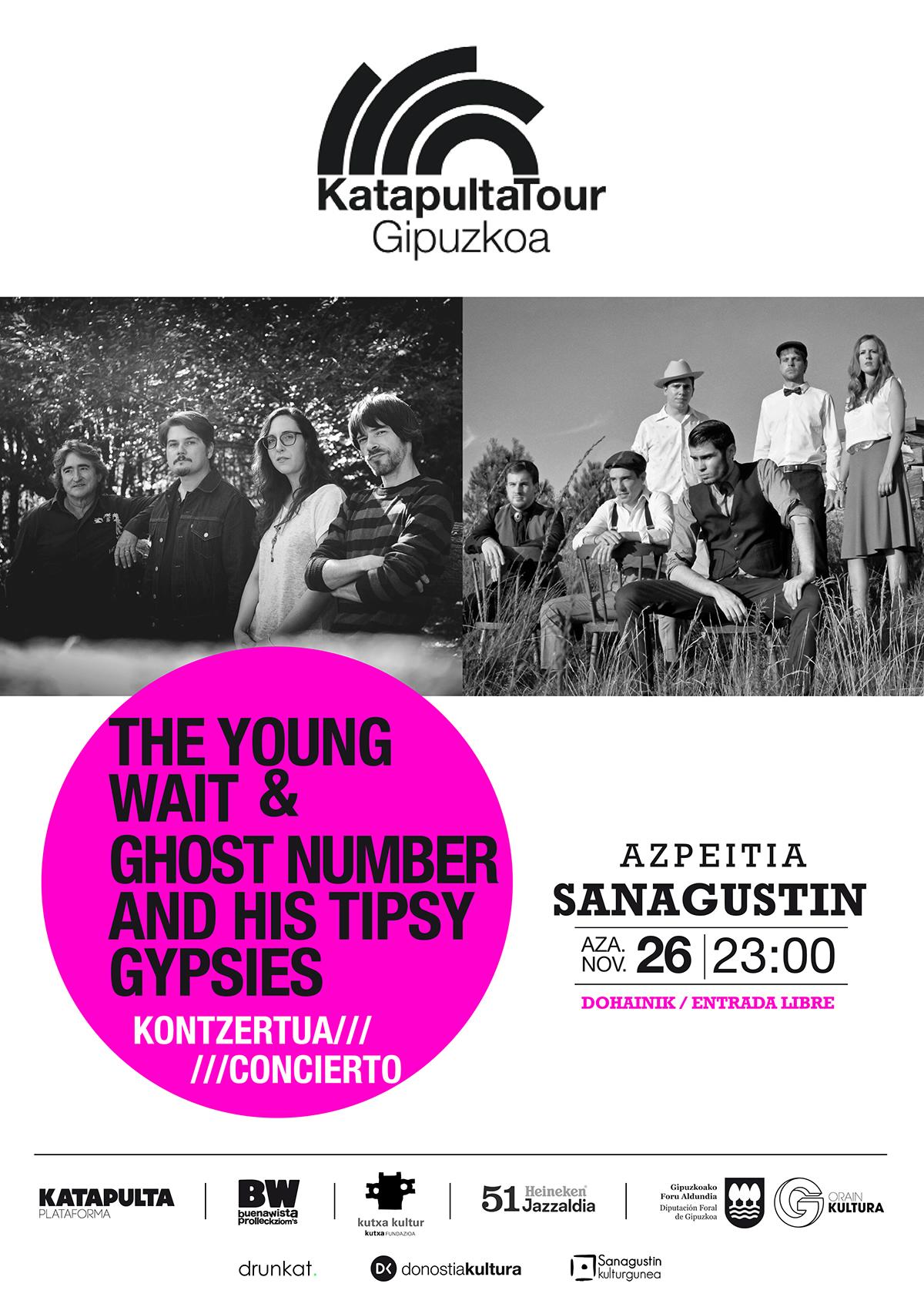 Ghost Number & His Tipsy Gypsies + The Young Wait Ghost Number & His Tipsy Gypsies + The Young Wait