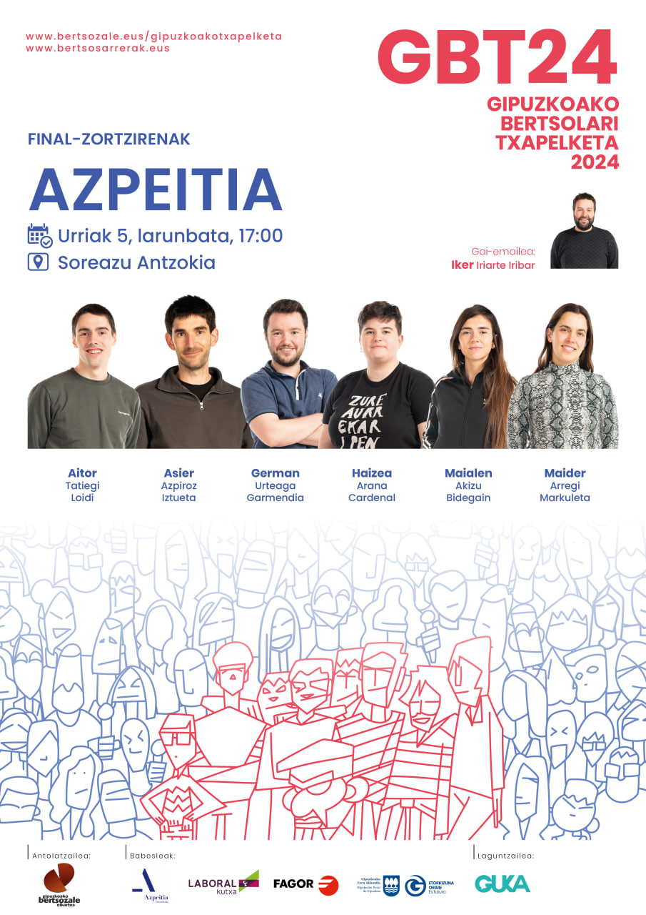 GIPUZKOAKO BERTSOLARI TXAPELKETA GIPUZKOAKO BERTSOLARI TXAPELKETA