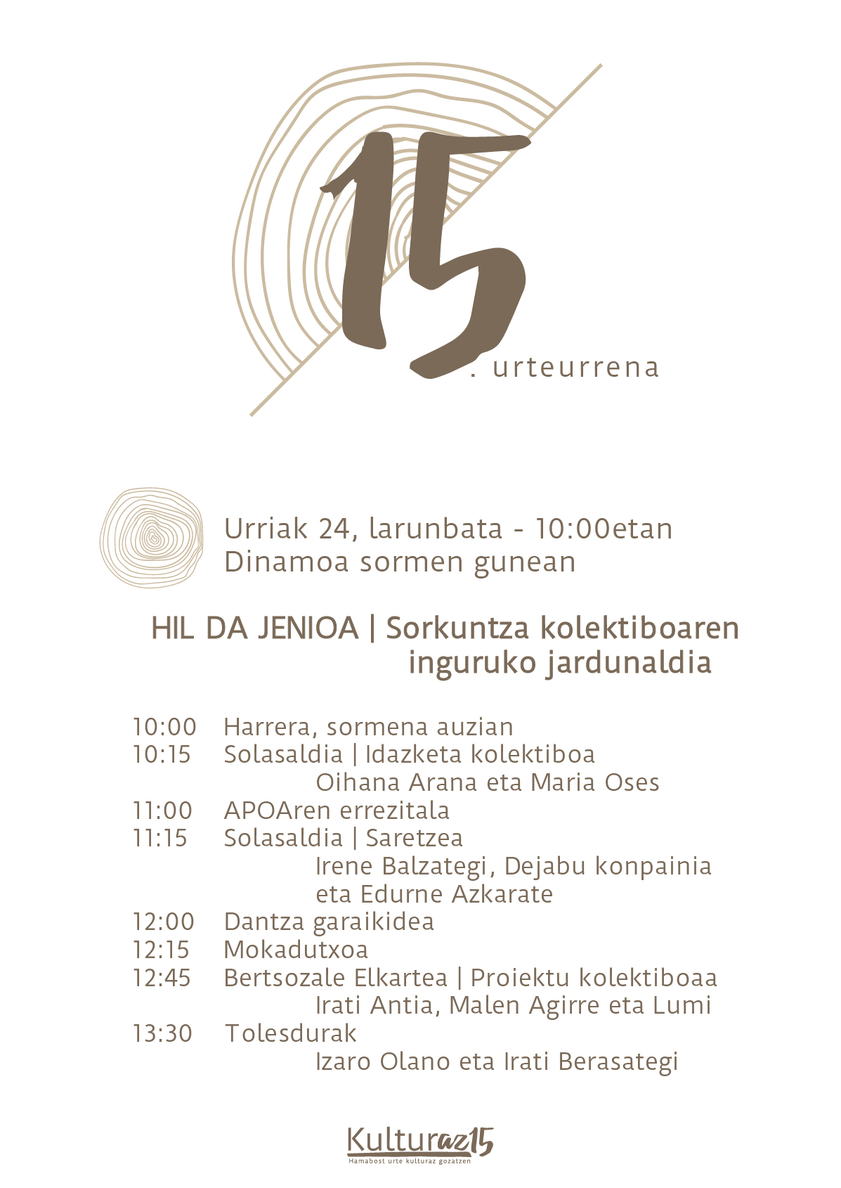 HAMABOST URTE | HIL DA JENIOA
