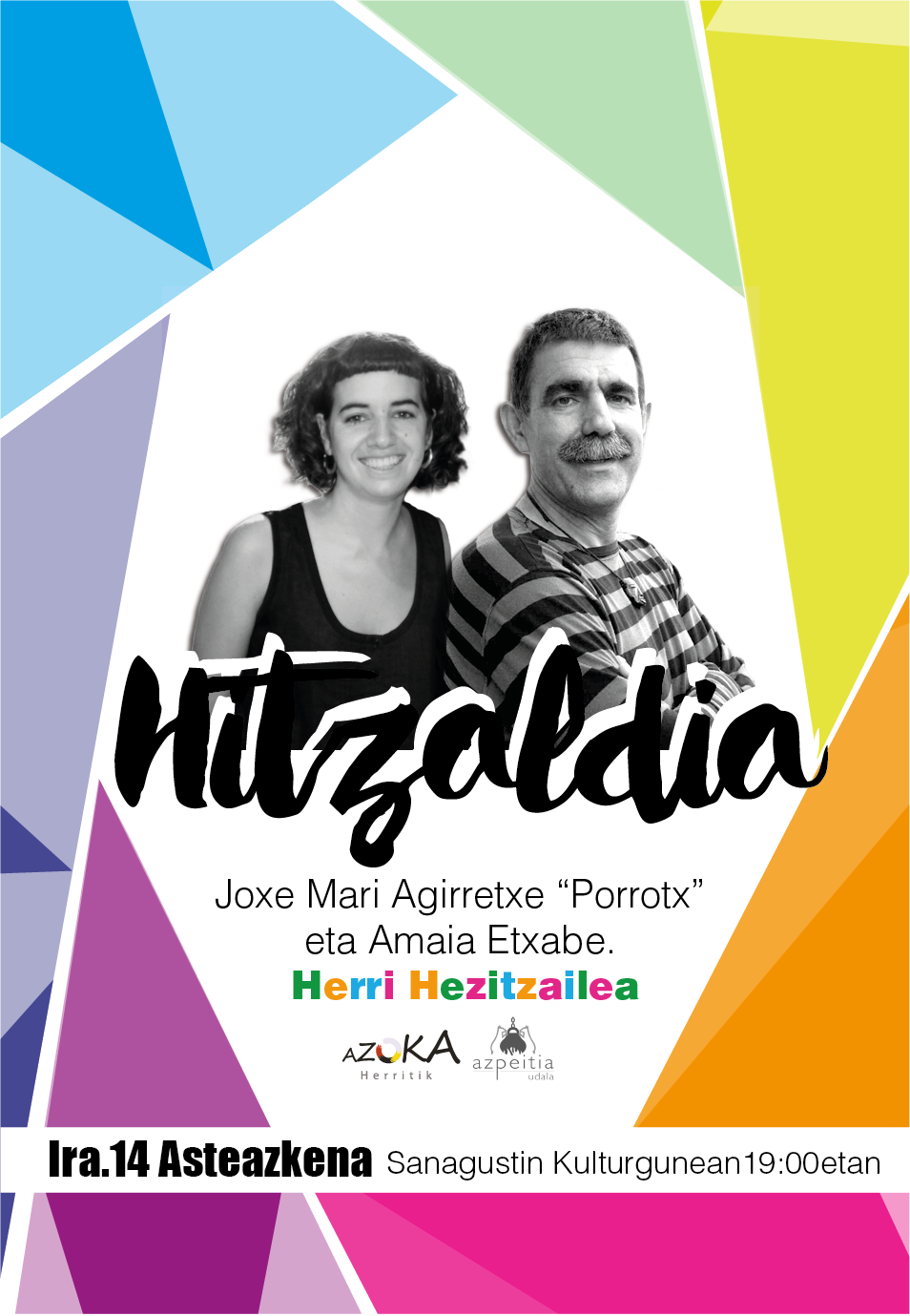 'Herri hezitzailea' hitzaldia 'Herri hezitzailea' hitzaldia