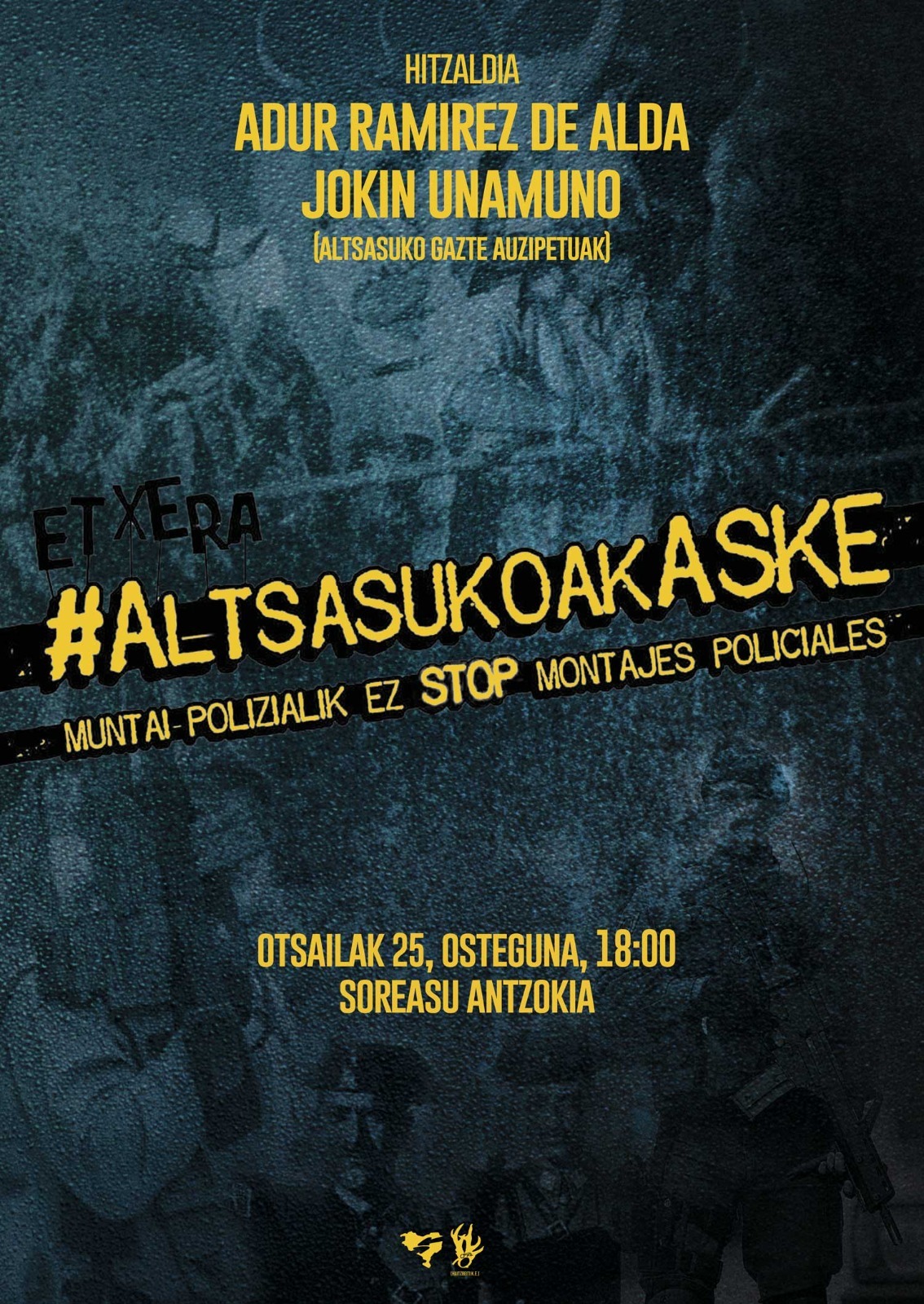 Hitzaldia: Altsasukoak aske Hitzaldia: Altsasukoak aske