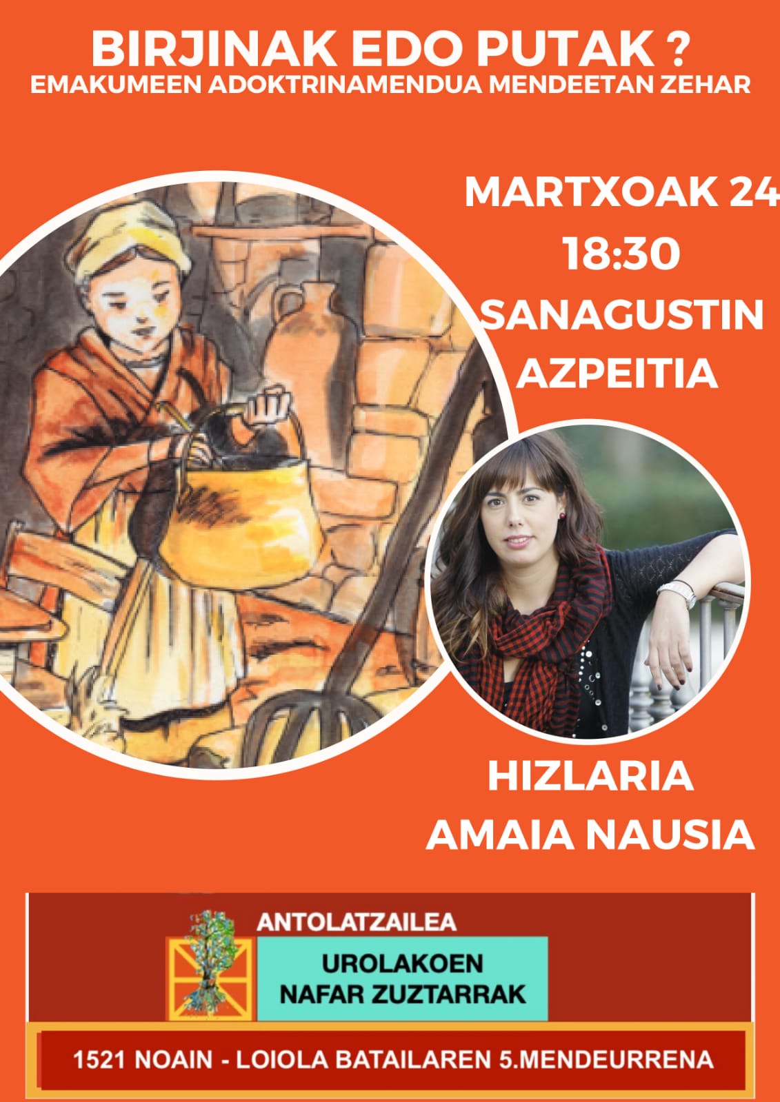 Hitzaldia: Birjinak edo putak? Hitzaldia: Birjinak edo putak?