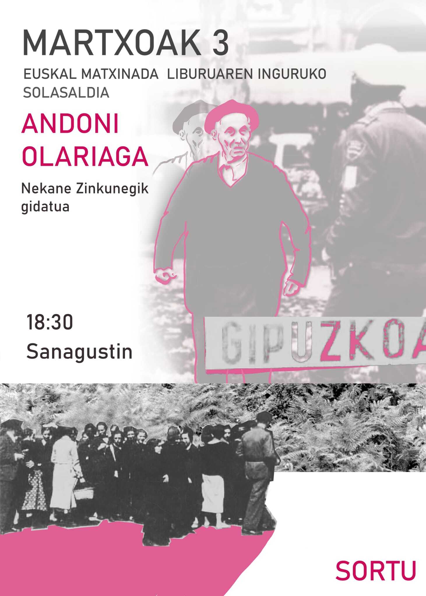 Hitzaldia: 'Euskal matxinada' Hitzaldia: 'Euskal matxinada'