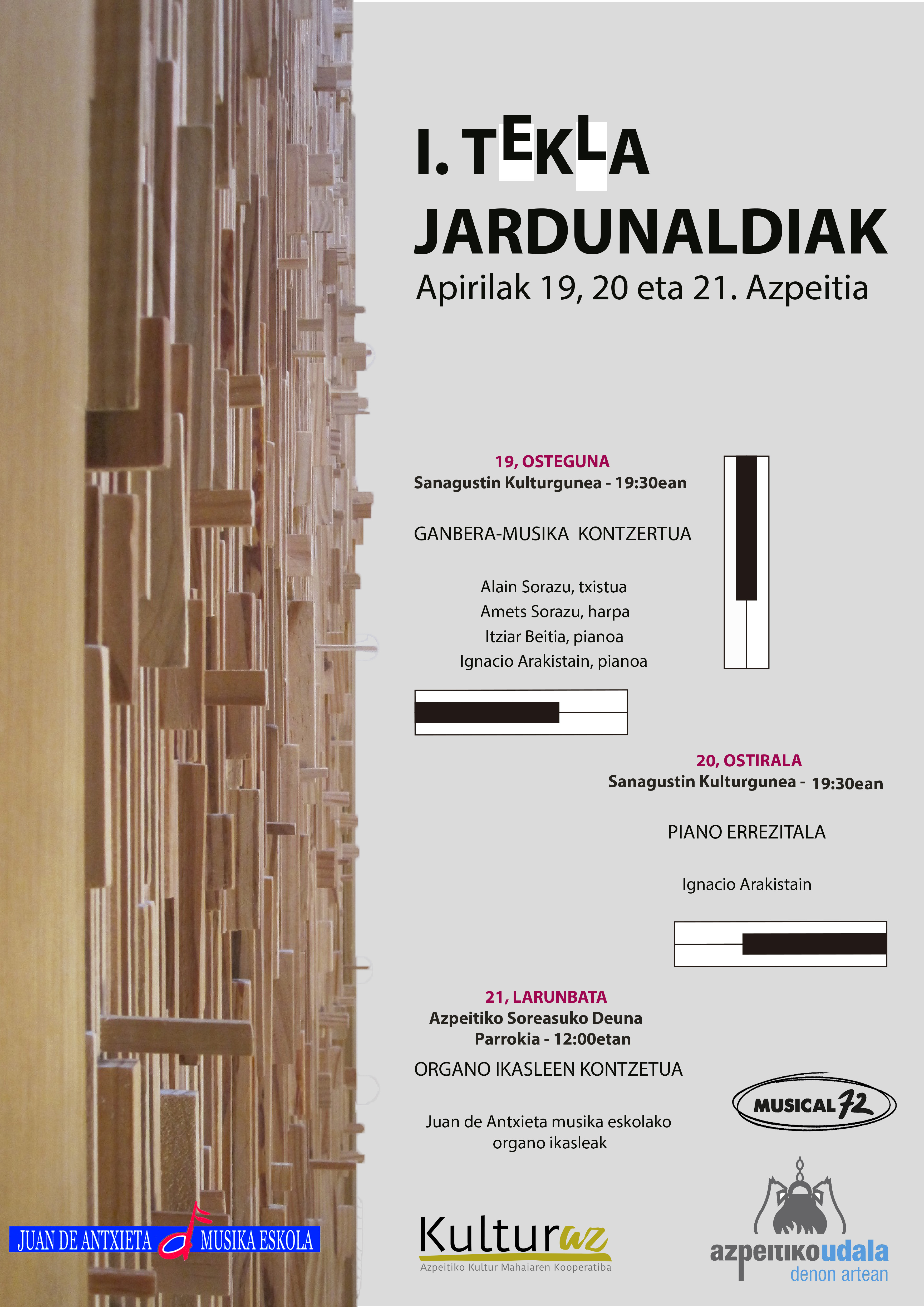 I. Tekla jardunaldiak I. Tekla jardunaldiak