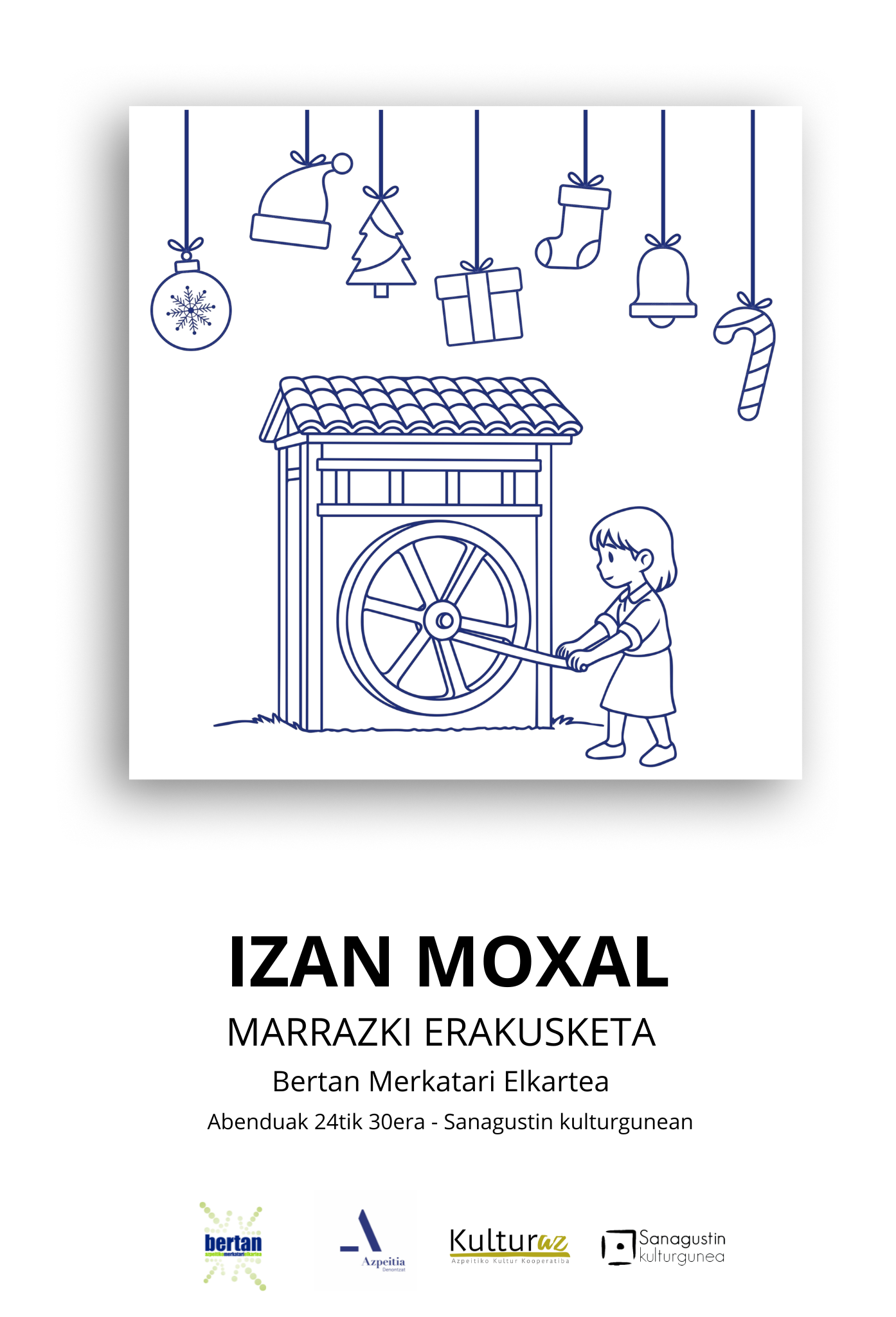 IZAN MOXAL MARRAZKI ERAKUSKETA | BERTAN MERKATARI ELKARTEA