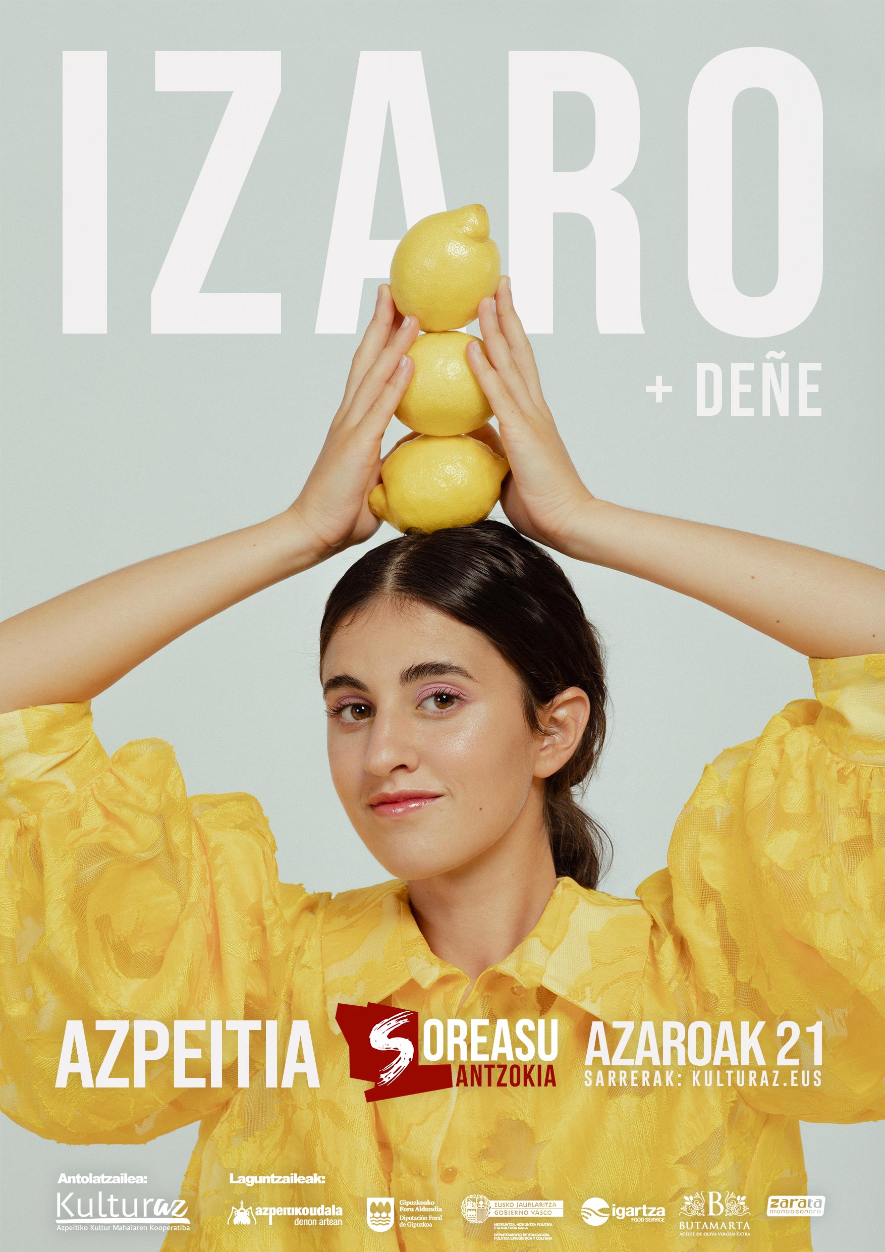 Kontzertua: IZARO + DEÑE (sarrerak agortuta) Kontzertua: IZARO + DEÑE (sarrerak agortuta)