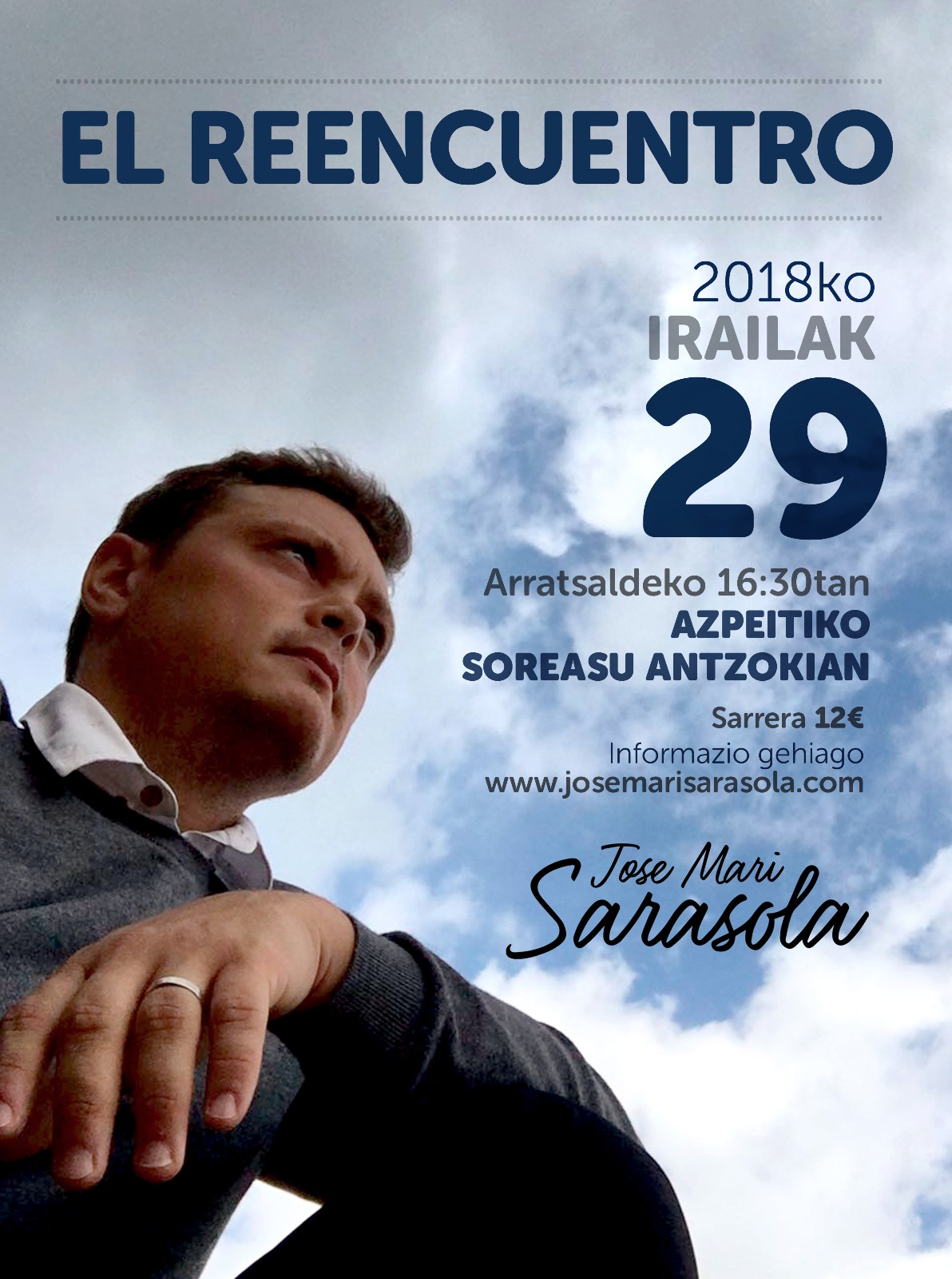 Jose Mari Sarasola: Elkar aurkitzea (El reencuentro) Jose Mari Sarasola: Elkar aurkitzea (El reencuentro)
