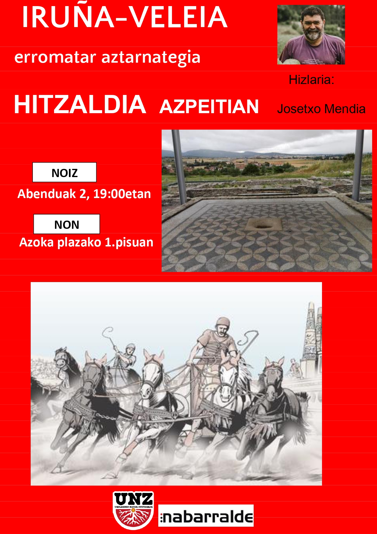 JOSETXO MENDIA | IRUÑA-VELEIA