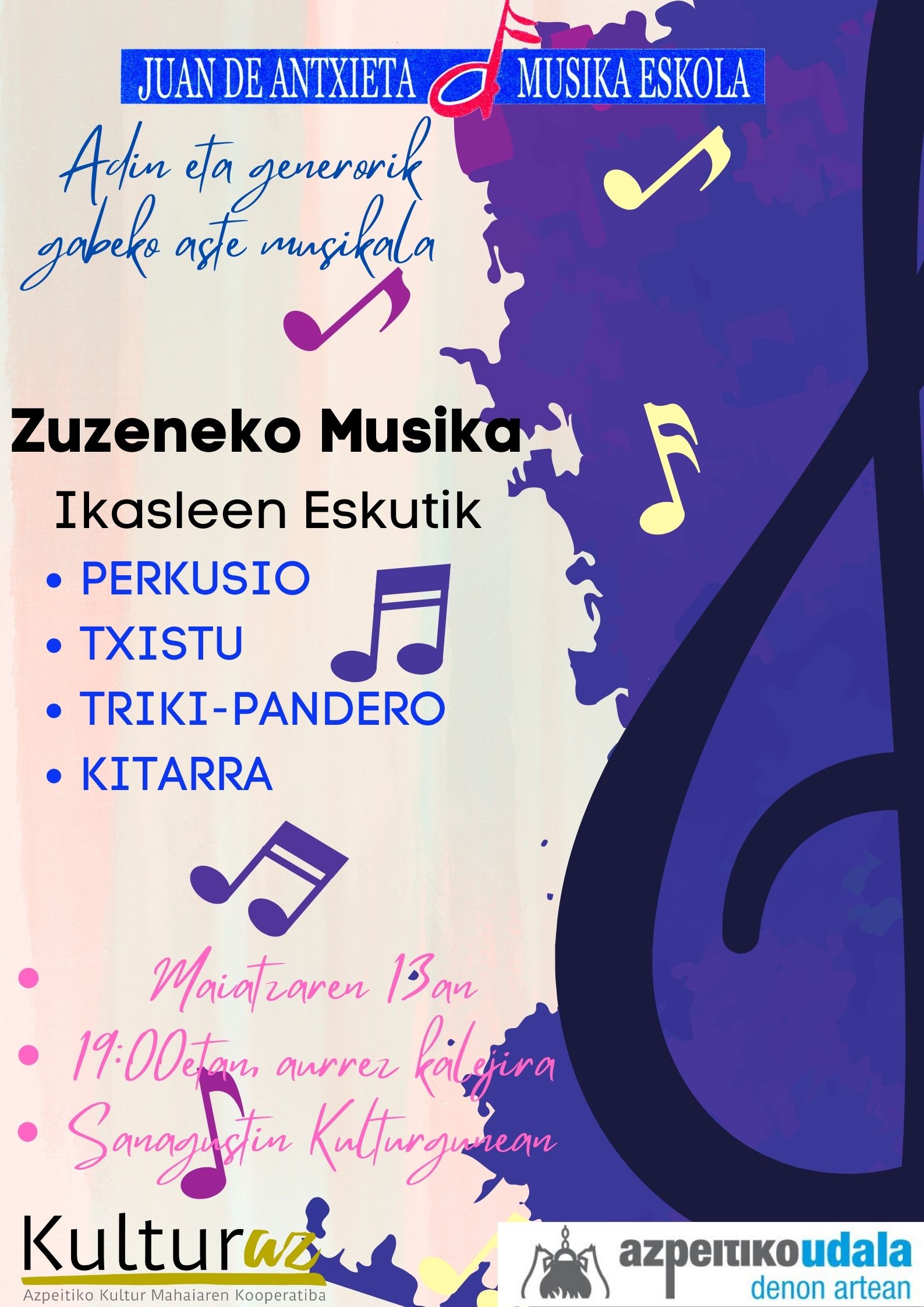 JUAN DE ANTXIETA | Perkusioa, txistu, triki-pandero eta kitarra JUAN DE ANTXIETA | Perkusioa, txistu, triki-pandero eta kitarra
