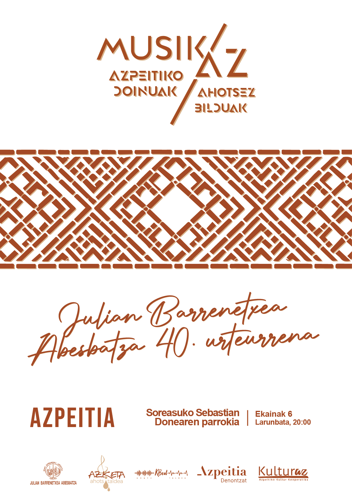 JULIAN BARRENETXEA ABESBATZAREN 40.URTEURRENA