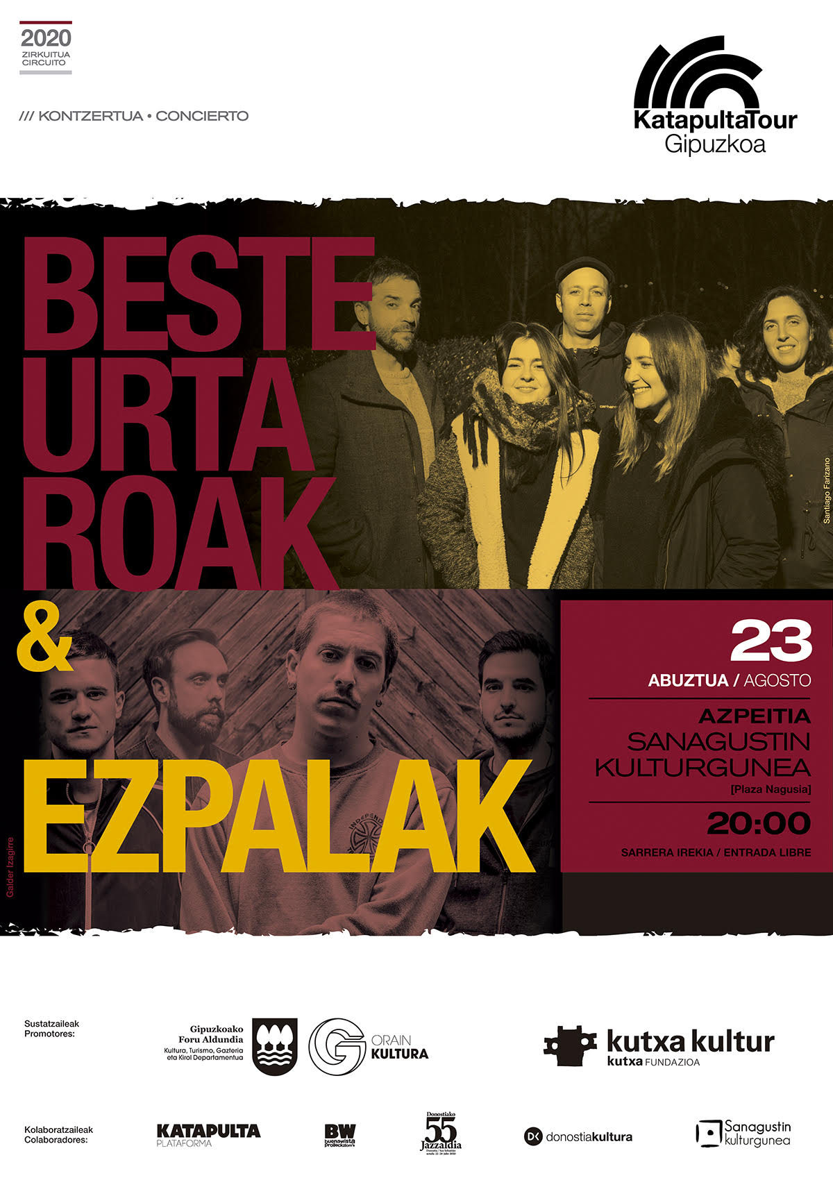 Kontzertua: Ezpalak + Beste urtaroak Kontzertua: Ezpalak + Beste urtaroak