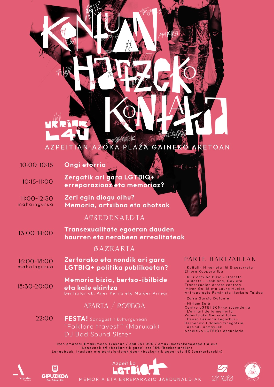 'KONTUAN HARTZEKO KONTATUA' FESTA