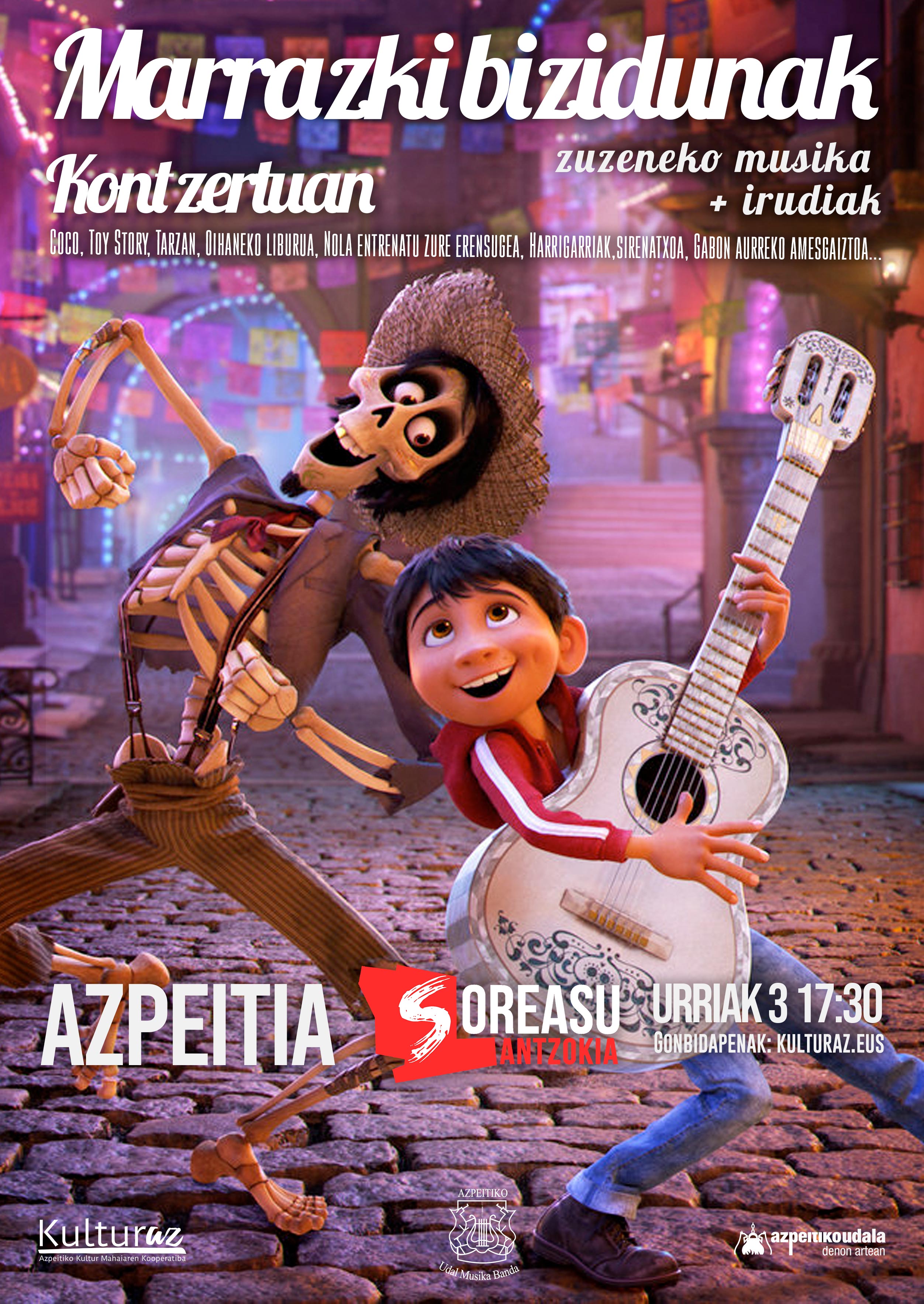 Musika + zinea: Marrazki Bizidunak Zinean (Sarrerak agortuta) Musika + zinea: Marrazki Bizidunak Zinean (Sarrerak agortuta)