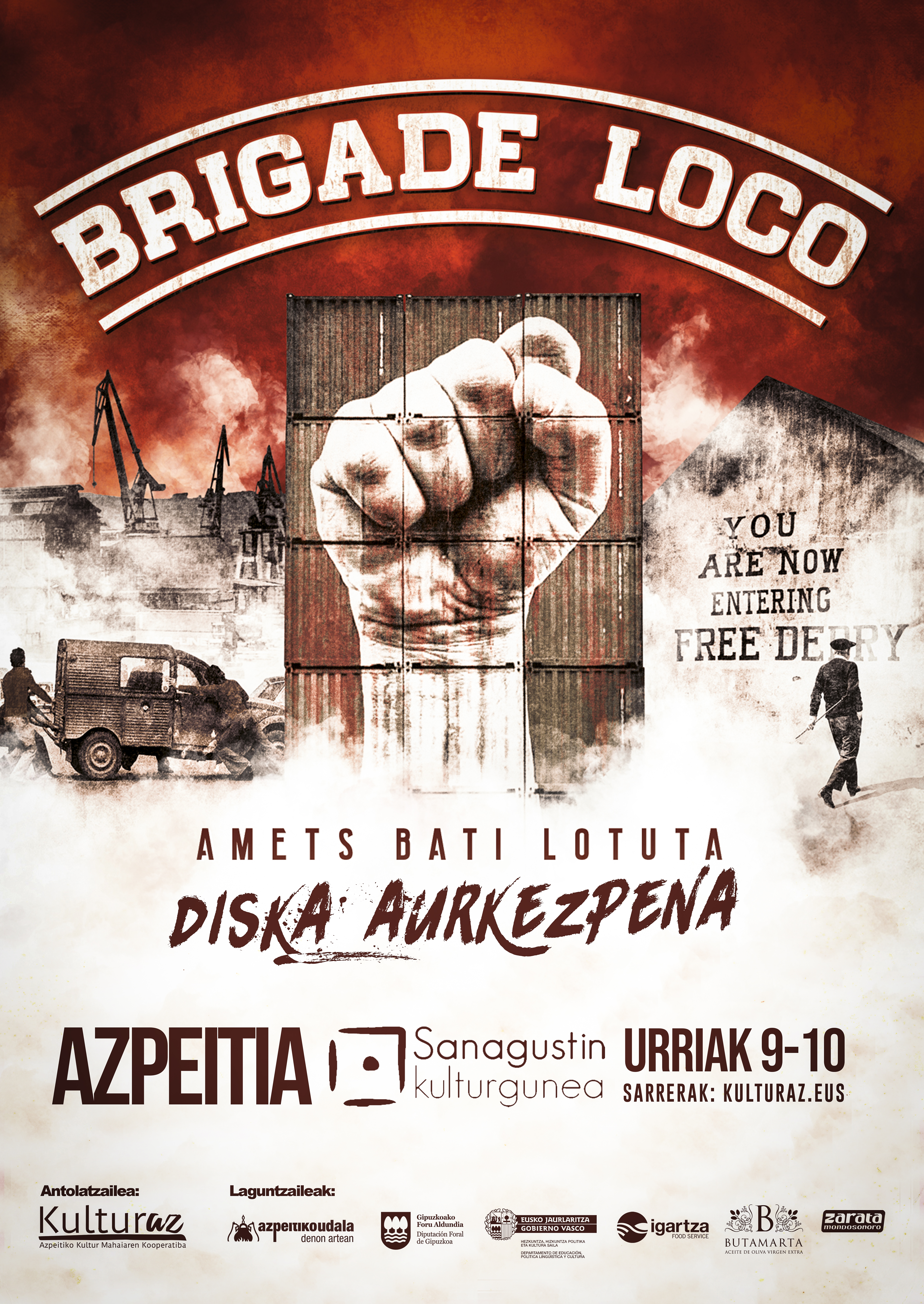 Kontzertua: BRIGADE LOCO (Sarrerak agortuta)