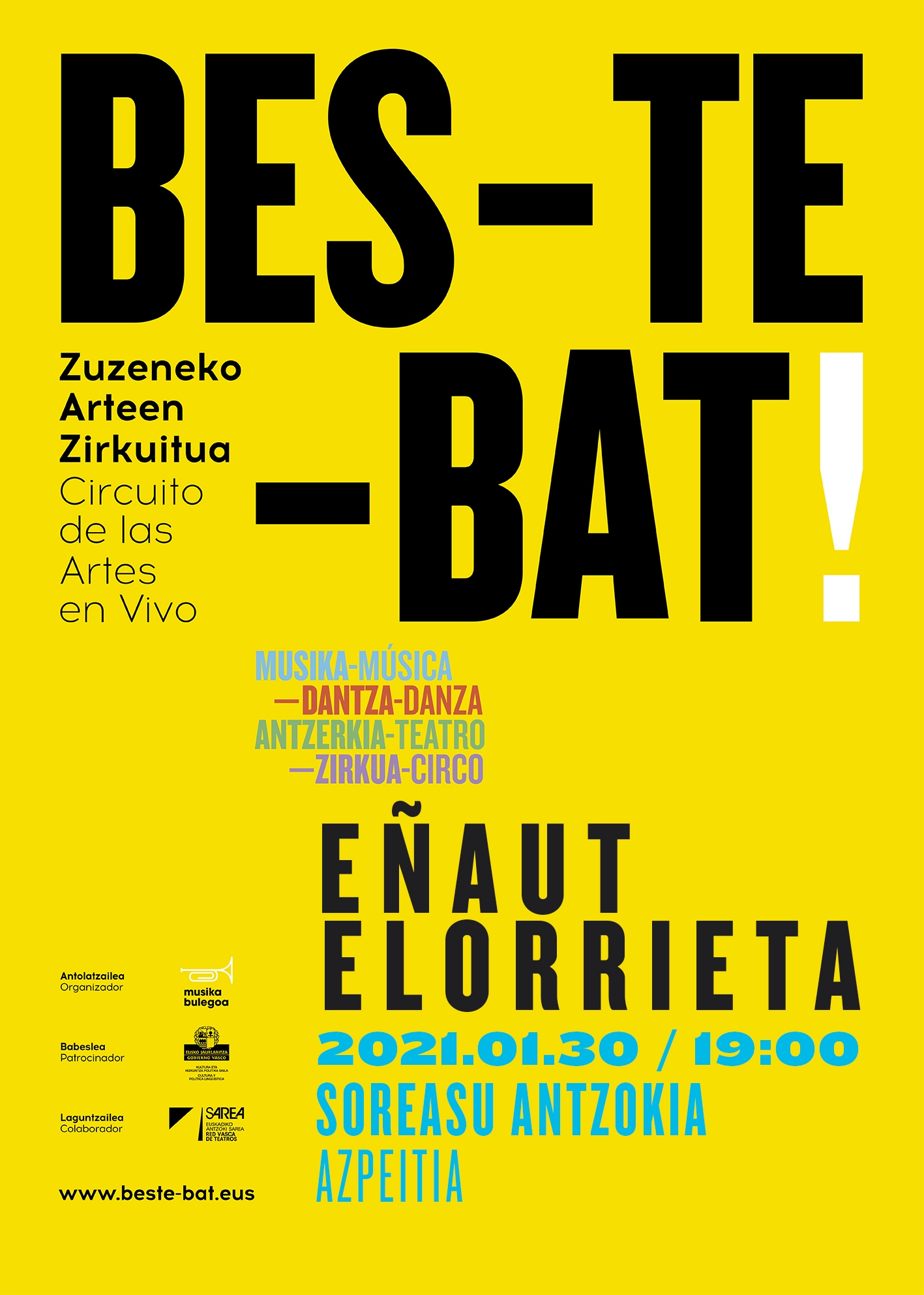 Kontzertua: EÑAUT ELORRIETA (atzeratua) Kontzertua: EÑAUT ELORRIETA (atzeratua)