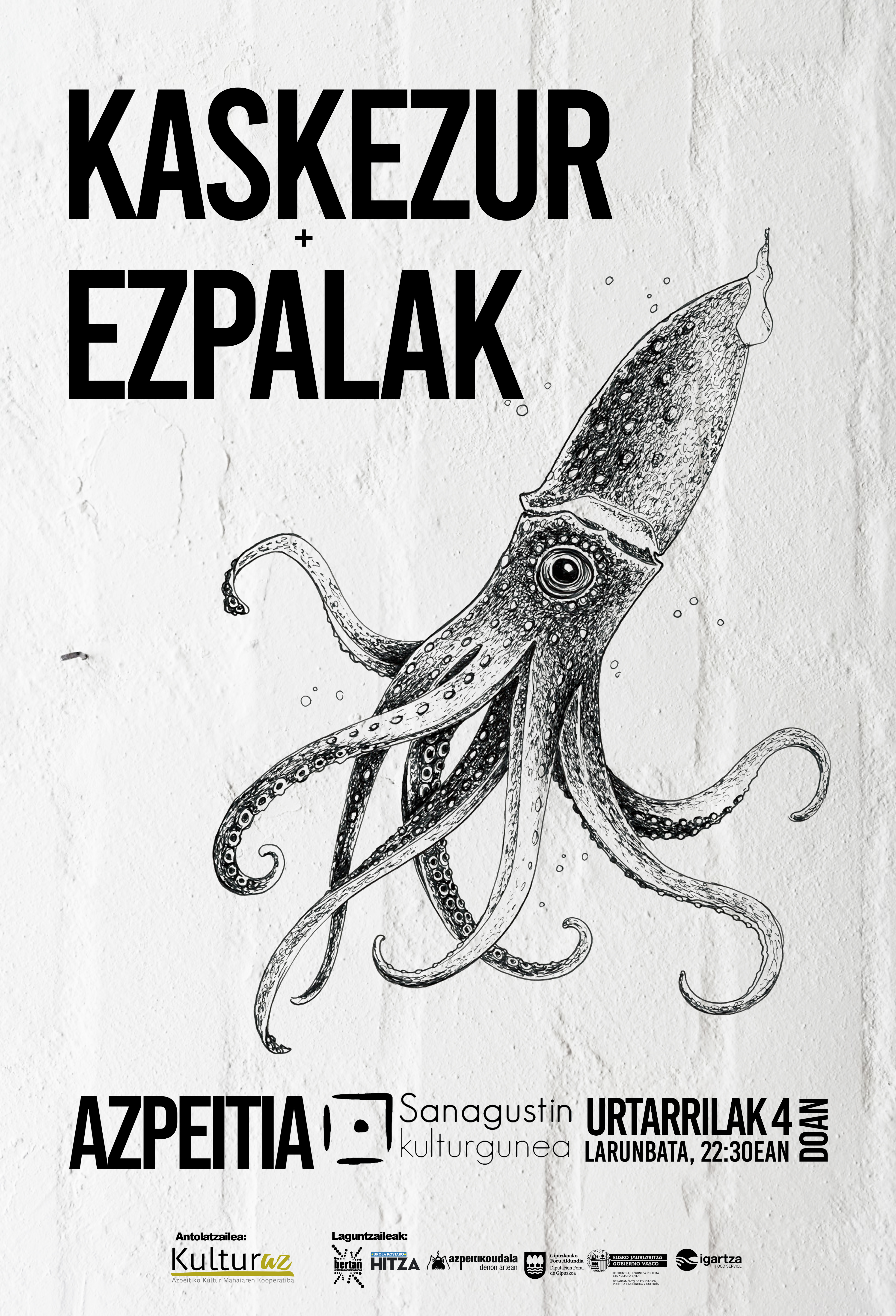Kontzertua: Ezpalak + Kaskezur Kontzertua: Ezpalak + Kaskezur