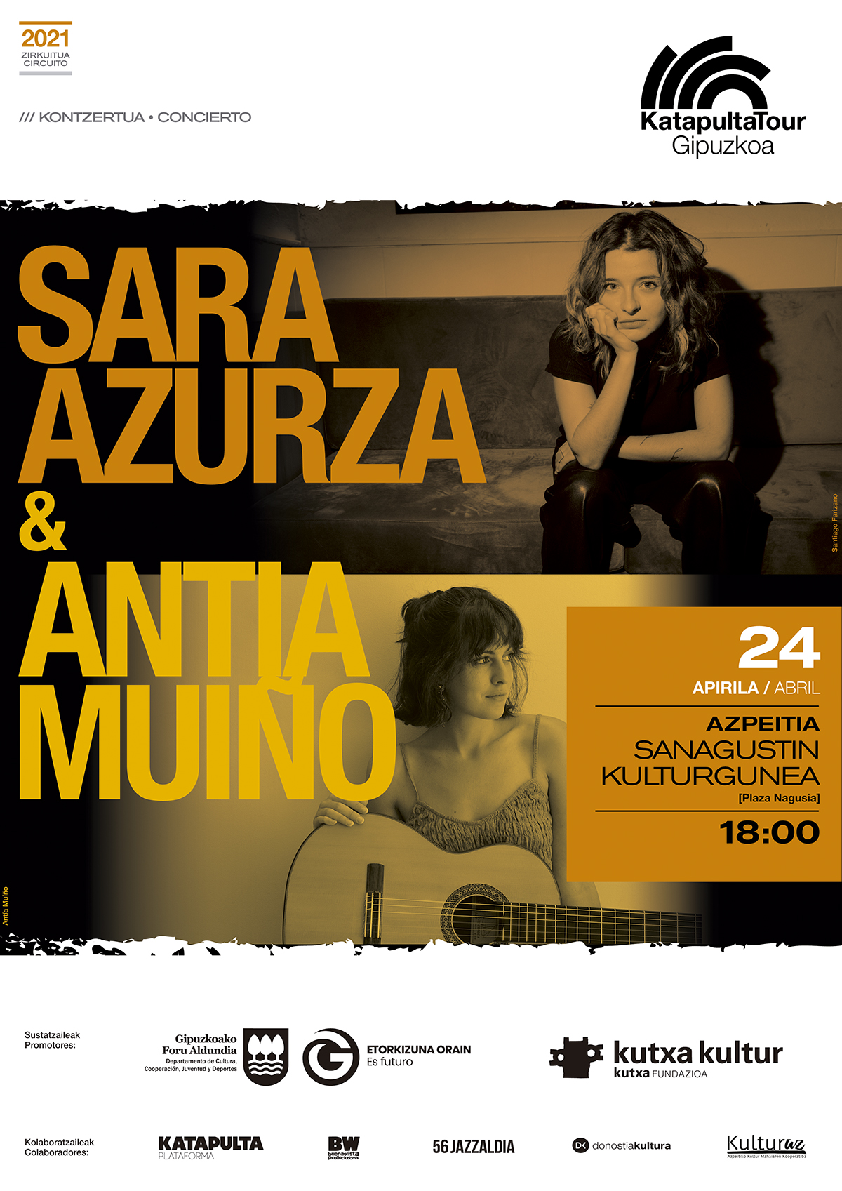 Kontzertua:  SARA AZURZA + ANTÍA MUÍÑO