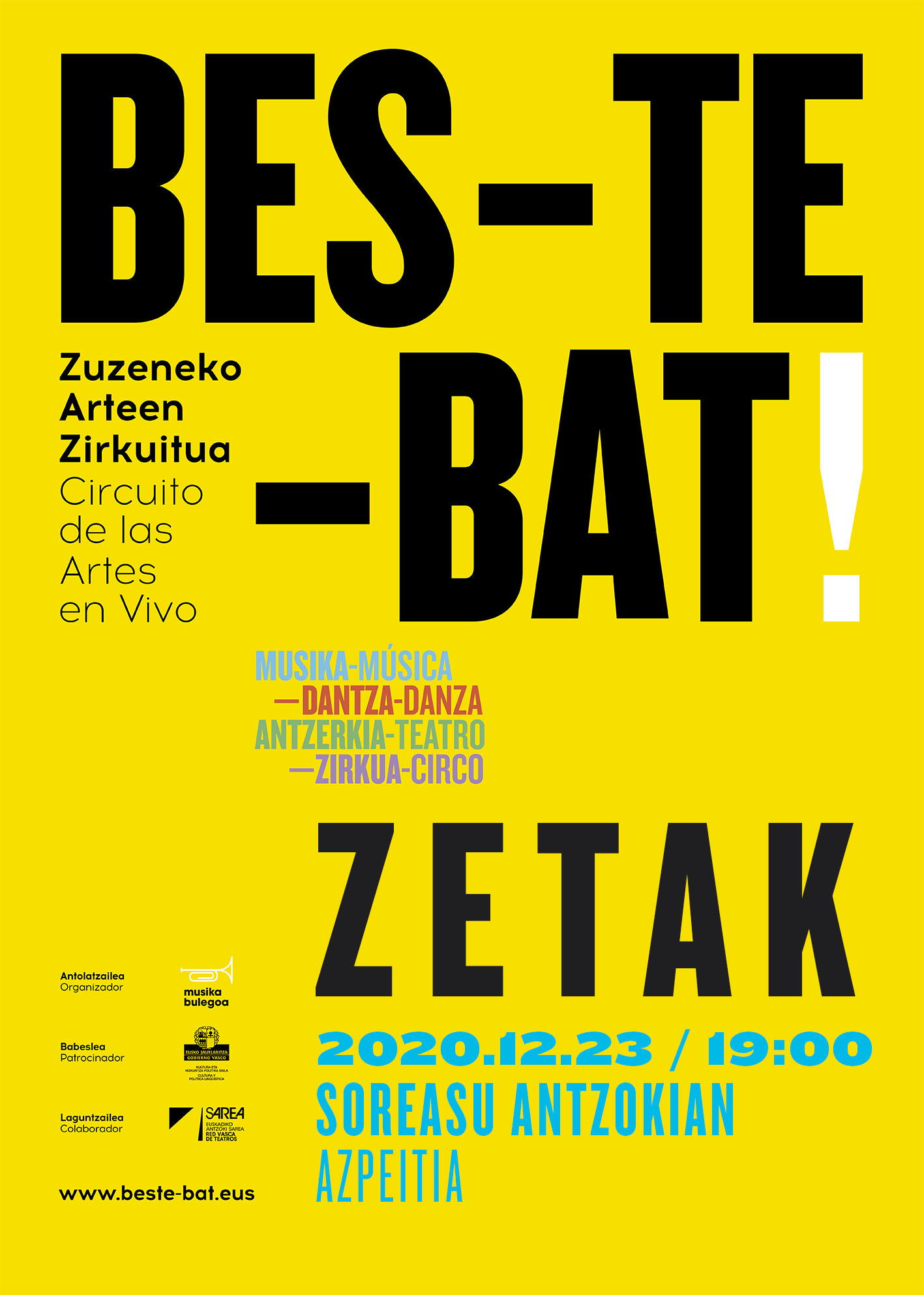 Kontzertua: ZETAK (sarrerak agortuta) Kontzertua: ZETAK (sarrerak agortuta)