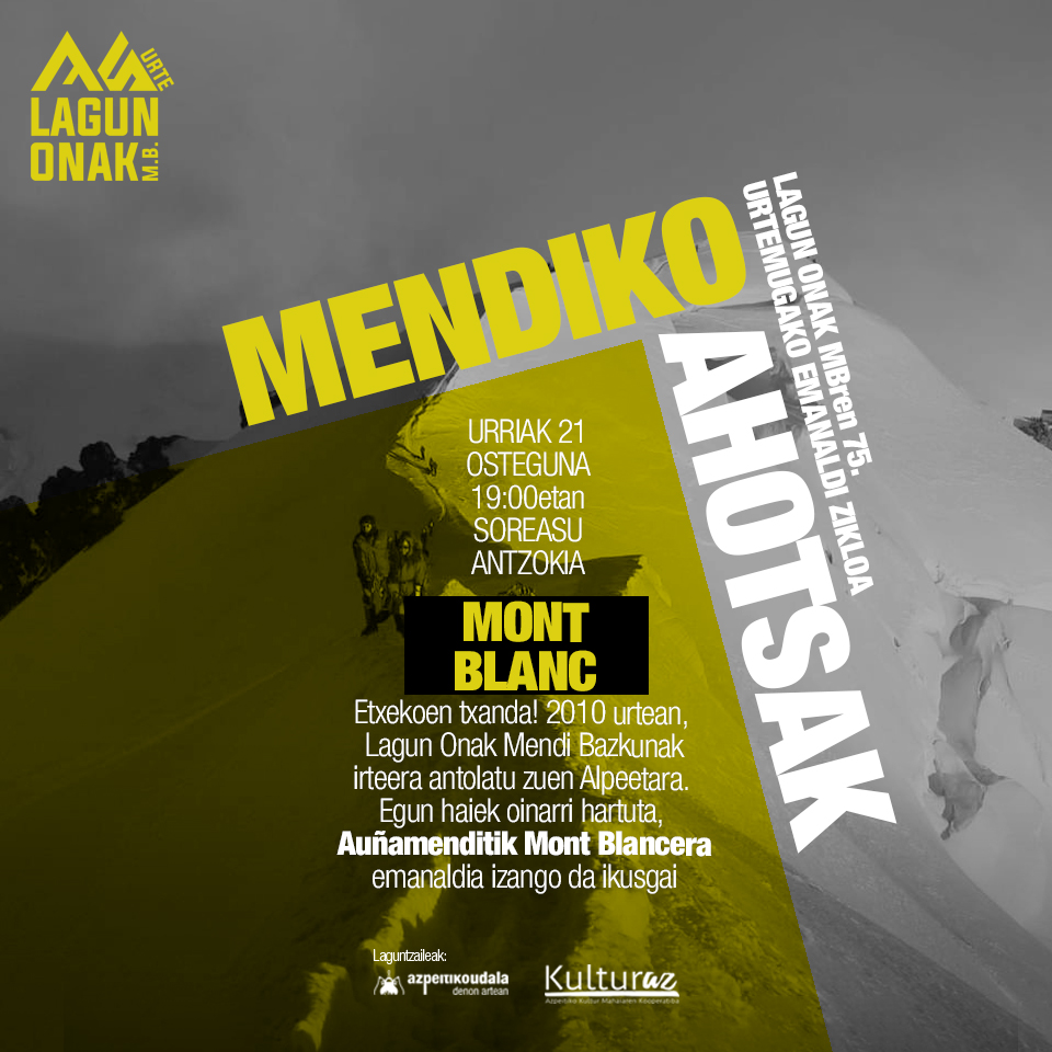 MENDIKO AHOTSAK | Mont Blanc MENDIKO AHOTSAK | Mont Blanc