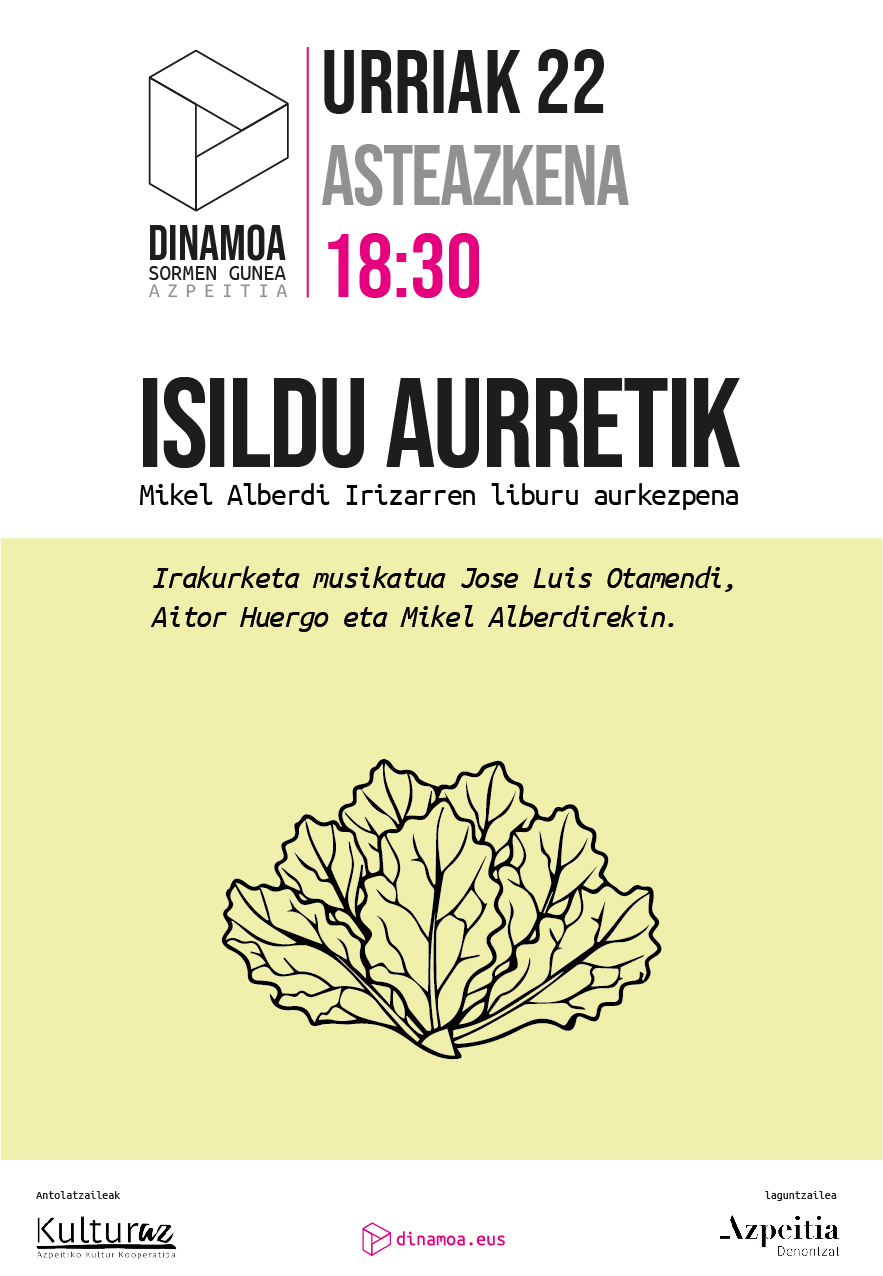 ISILDU AURRETIK | MIKEL ALBERDI IRIZARREN LIBURU AURKEZPENA
