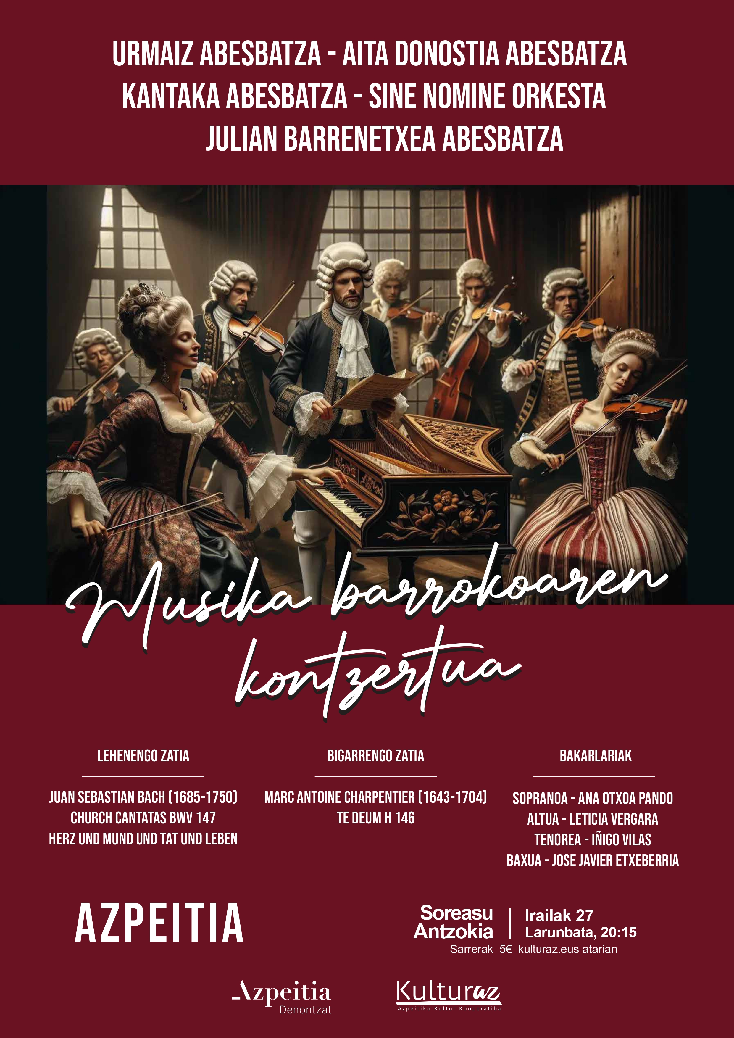 MUSIKA BARROKOAREN KONTZERTUA MUSIKA BARROKOAREN KONTZERTUA