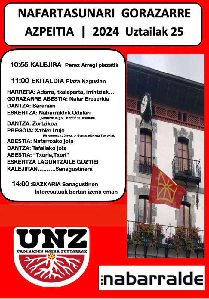 NAFARTASUNARI GORAZARRE NAFARTASUNARI GORAZARRE