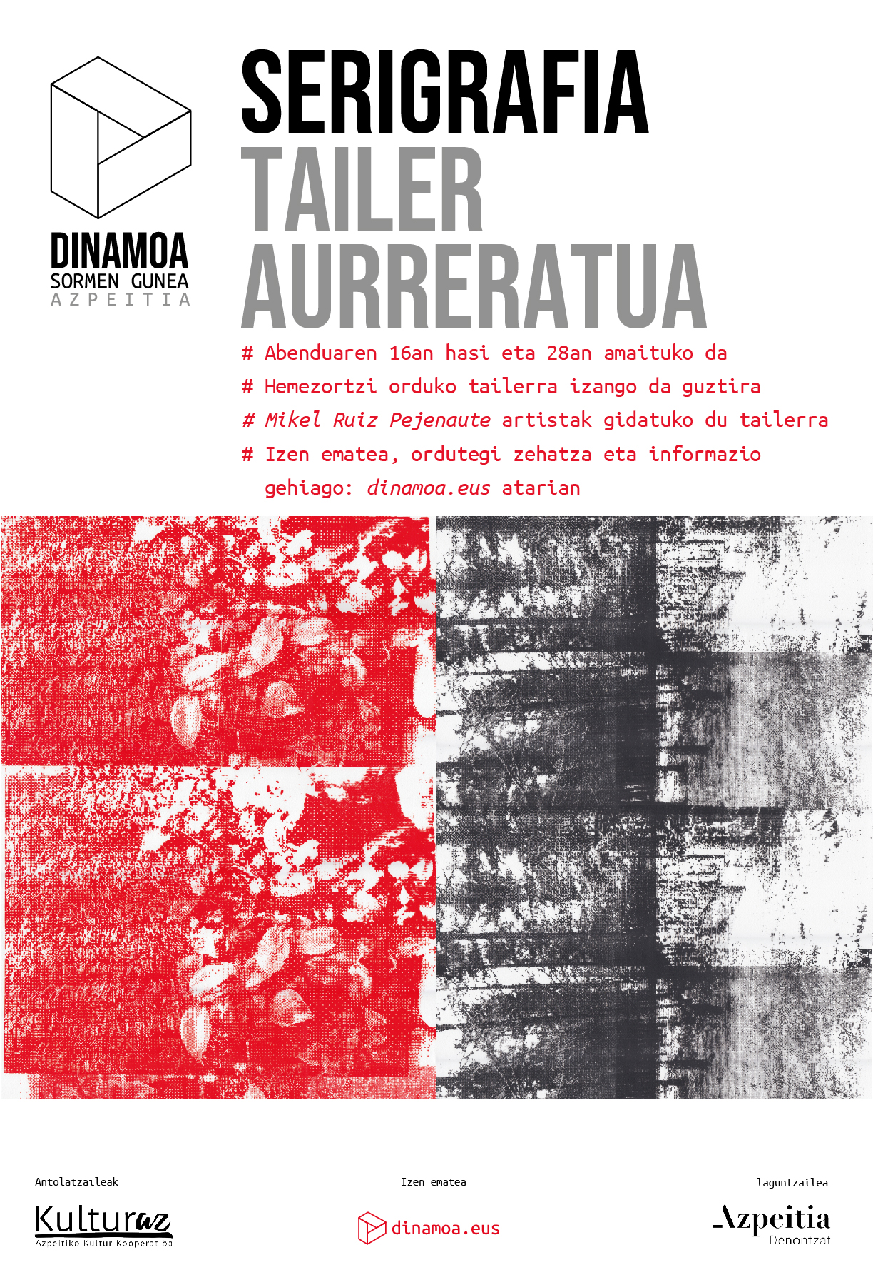 SERIGRAFIA TAILER AURRERATUA