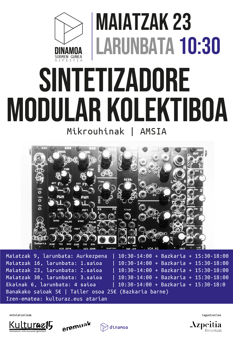 SINTETIZADORE MODULAR KOLEKTIBOA | 2. SAIOA