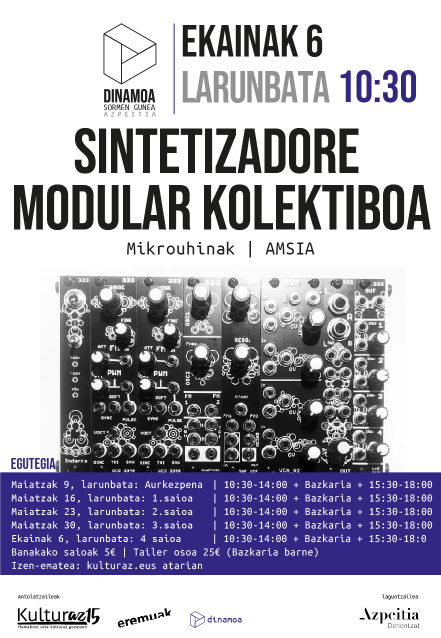 SINTETIZADORE MODULAR KOLEKTIBOA | 4.SAIOA