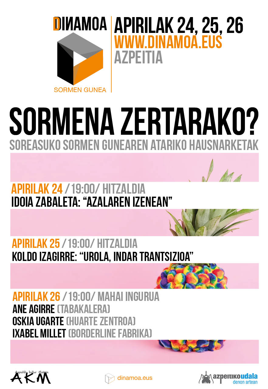 'Sormena zertarako eta nola?' mahai-ingurua 'Sormena zertarako eta nola?' mahai-ingurua