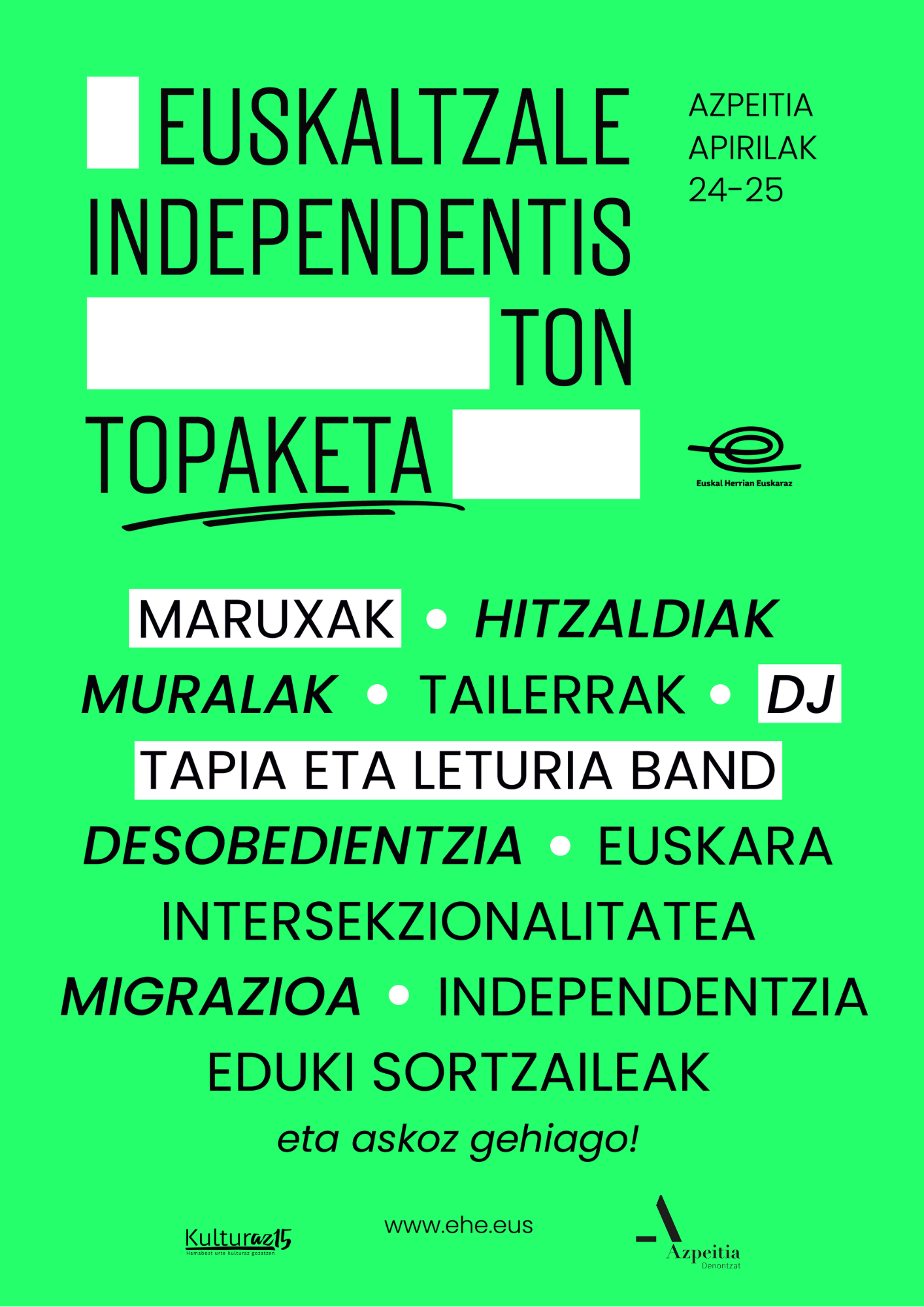 TAPIA ETA LETURIA + MARUXAK