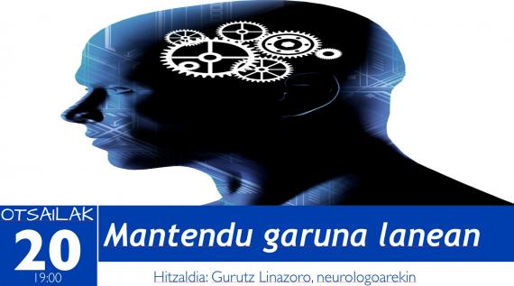 Gaur, neurologian aditua den Gurutz Linazasororen hiltzaldia izango dugu Gaur, neurologian aditua den Gurutz Linazasororen hiltzaldia izango dugu
