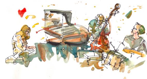 ABLUESTOJAZZ KONTZERTUEN ARTETIK BIGARRENA IZANGO DUGU ZAPATU HONETAN: SAGI TRIO ABLUESTOJAZZ KONTZERTUEN ARTETIK BIGARRENA IZANGO DUGU ZAPATU HONETAN: SAGI TRIO