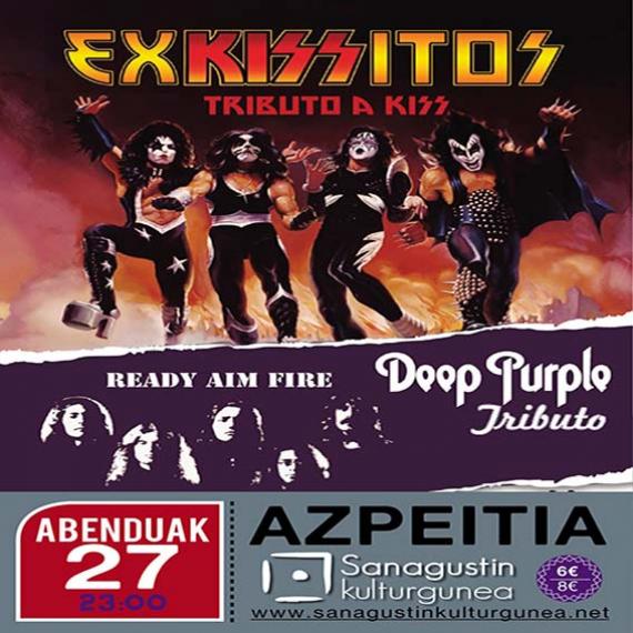 ExKISSitos eta Ready Aim Fire kontzertua aurrera azkenean ExKISSitos eta Ready Aim Fire kontzertua aurrera azkenean