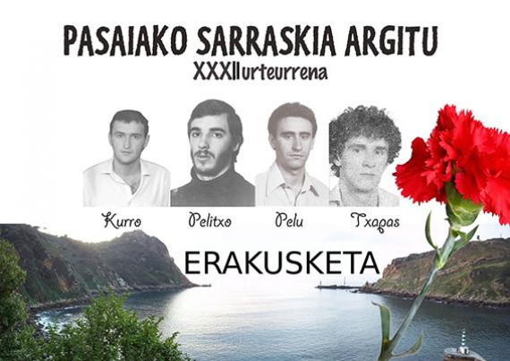 Pasaiako segadaren gaineko erakusketa Pasaiako segadaren gaineko erakusketa