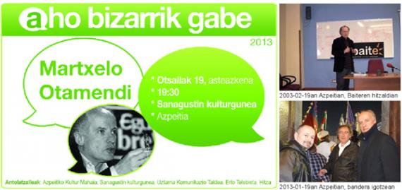 Jende ezagunarekin solasaldiak Sanagustinen Jende ezagunarekin solasaldiak Sanagustinen