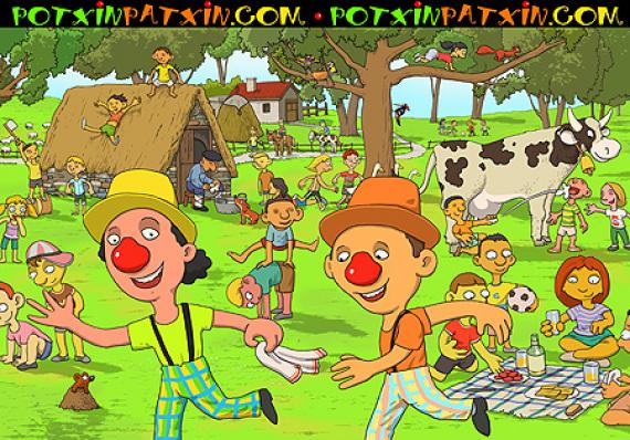 'Txangoa' egingo dugu zapatuan Potxin eta Patxin pailazoekin 'Txangoa' egingo dugu zapatuan Potxin eta Patxin pailazoekin