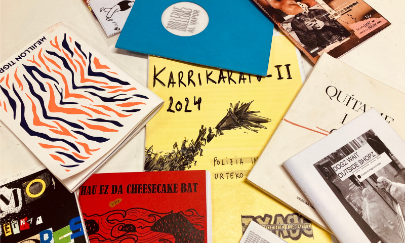 Fanzinegintza Esateko Idatzi zikloaren bigarren saioan