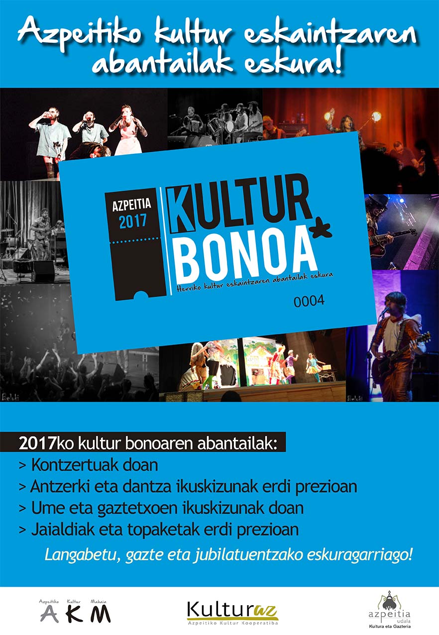 Ilusioz ateratzen dugu; iritsi da Kultur Bonoa Ilusioz ateratzen dugu; iritsi da Kultur Bonoa