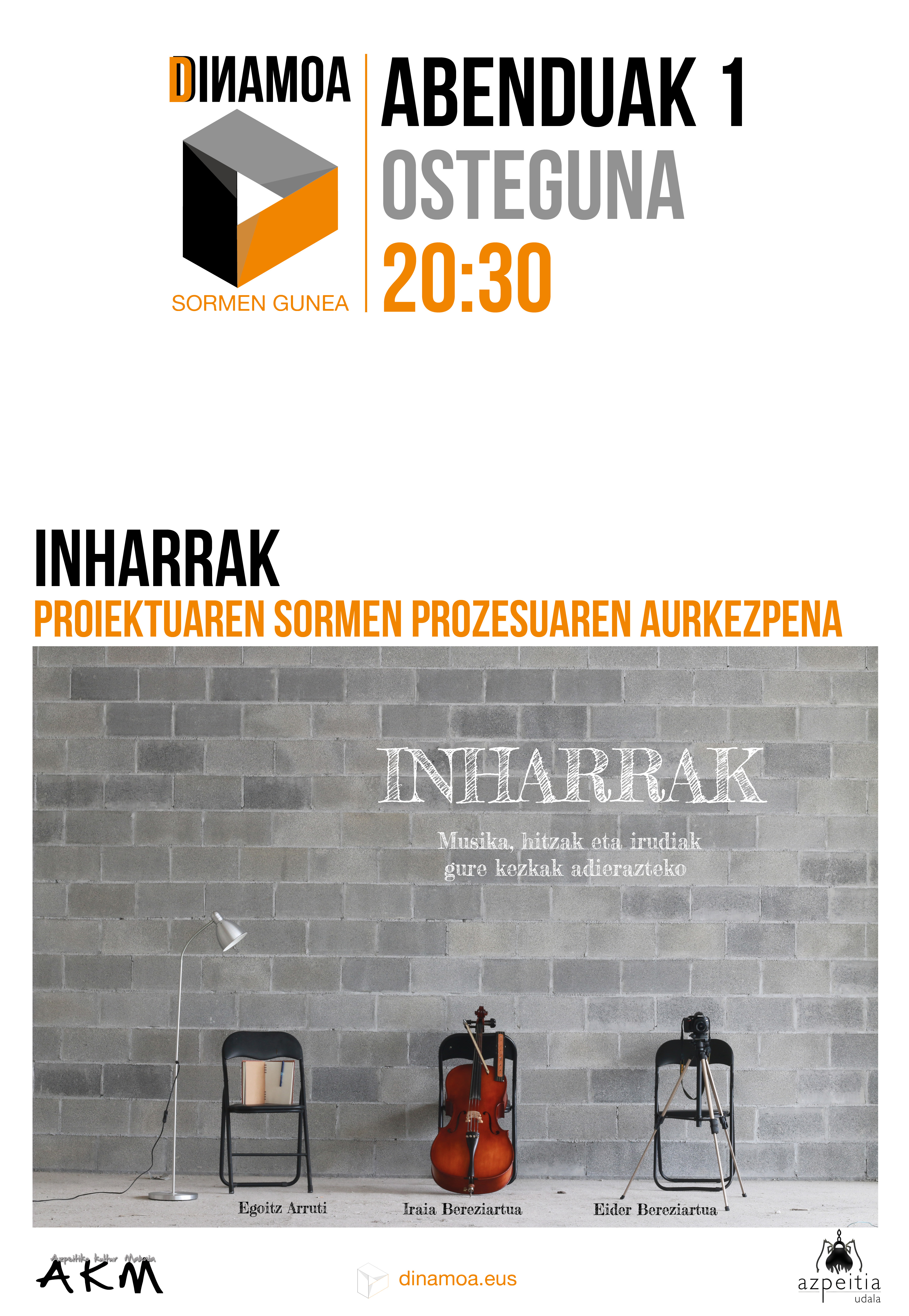 Inharrak, sormen proiektuaren aurkezpena Inharrak, sormen proiektuaren aurkezpena